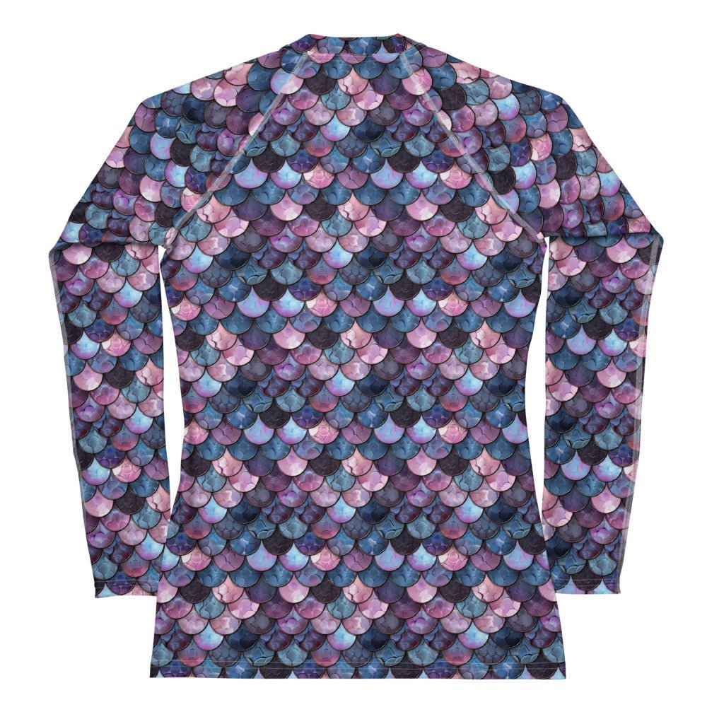 Shadowy Sea Siren Women's Rash Guard - Salinity Swimwear