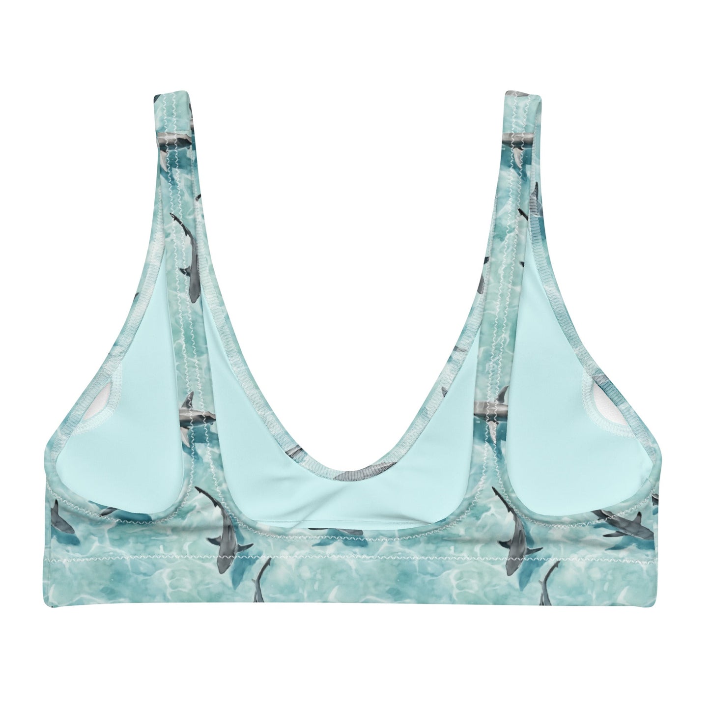 Shark Watch Eco Bikini Top - Salinity Swimwear