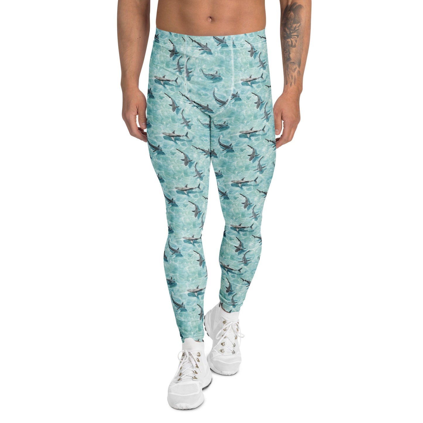 Shark Watch Men's Swim Leggings - Salinity Swimwear