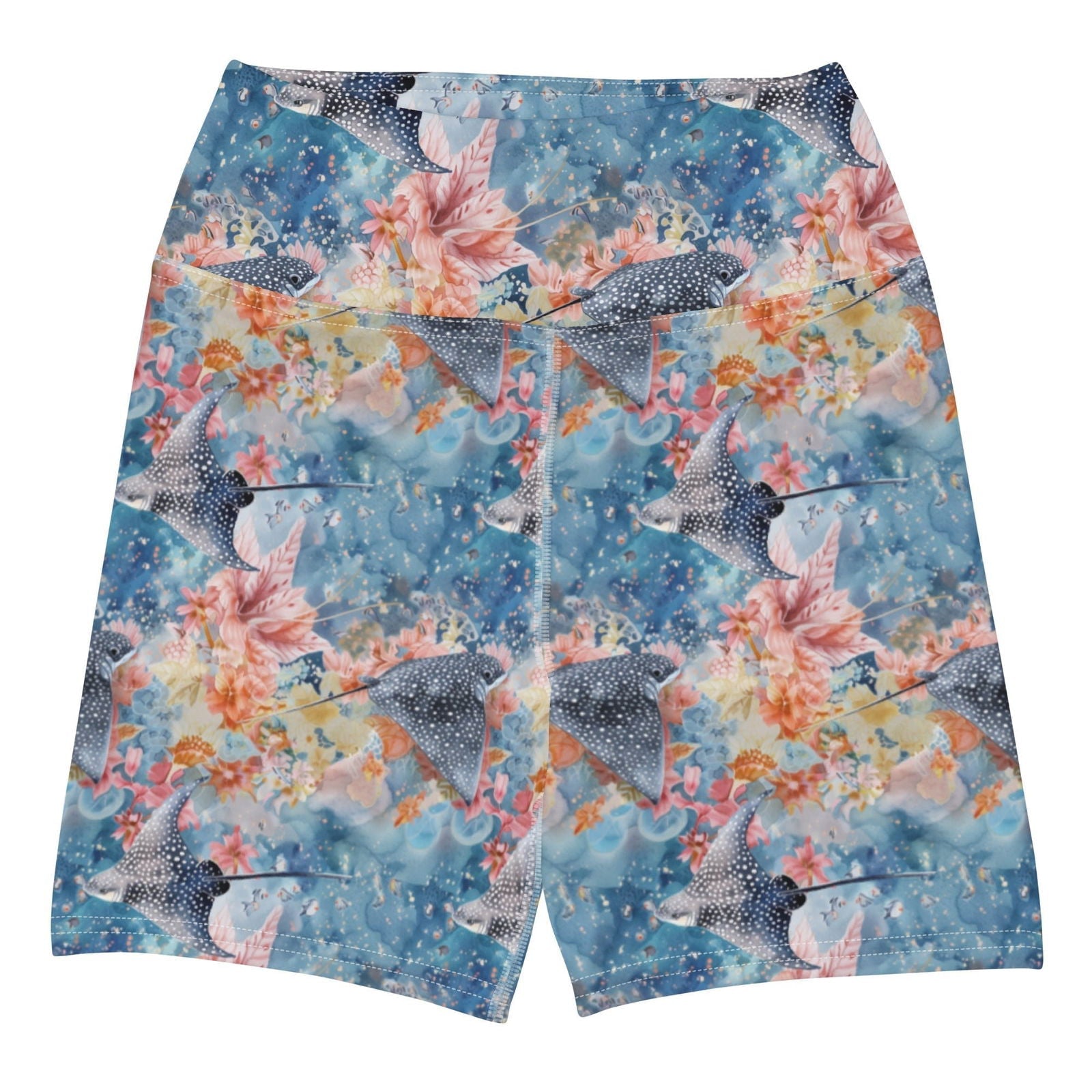 Spotted Eagle Ray 4" Inch Dive Shorts - Salinity Swimwear