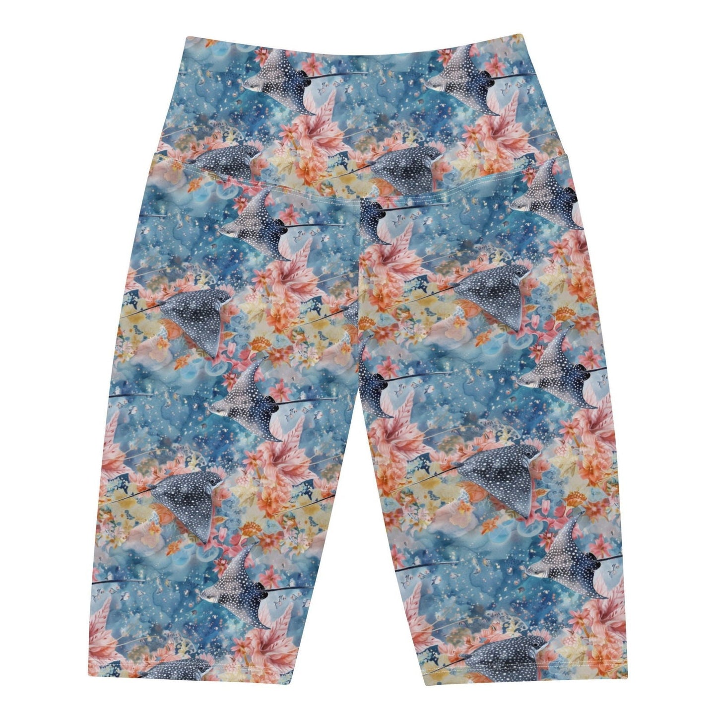 Salinity Swimwear Spotted Eagle Ray 8" Inch Dive Shorts Shorts