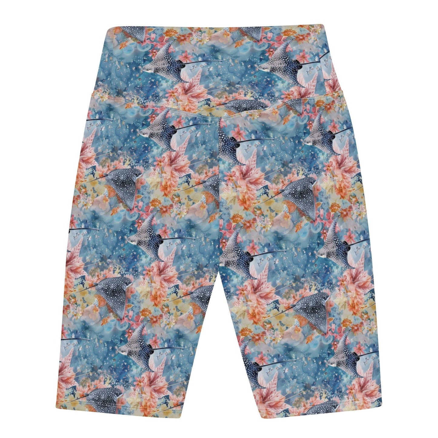 Salinity Swimwear Spotted Eagle Ray 8" Inch Dive Shorts Shorts