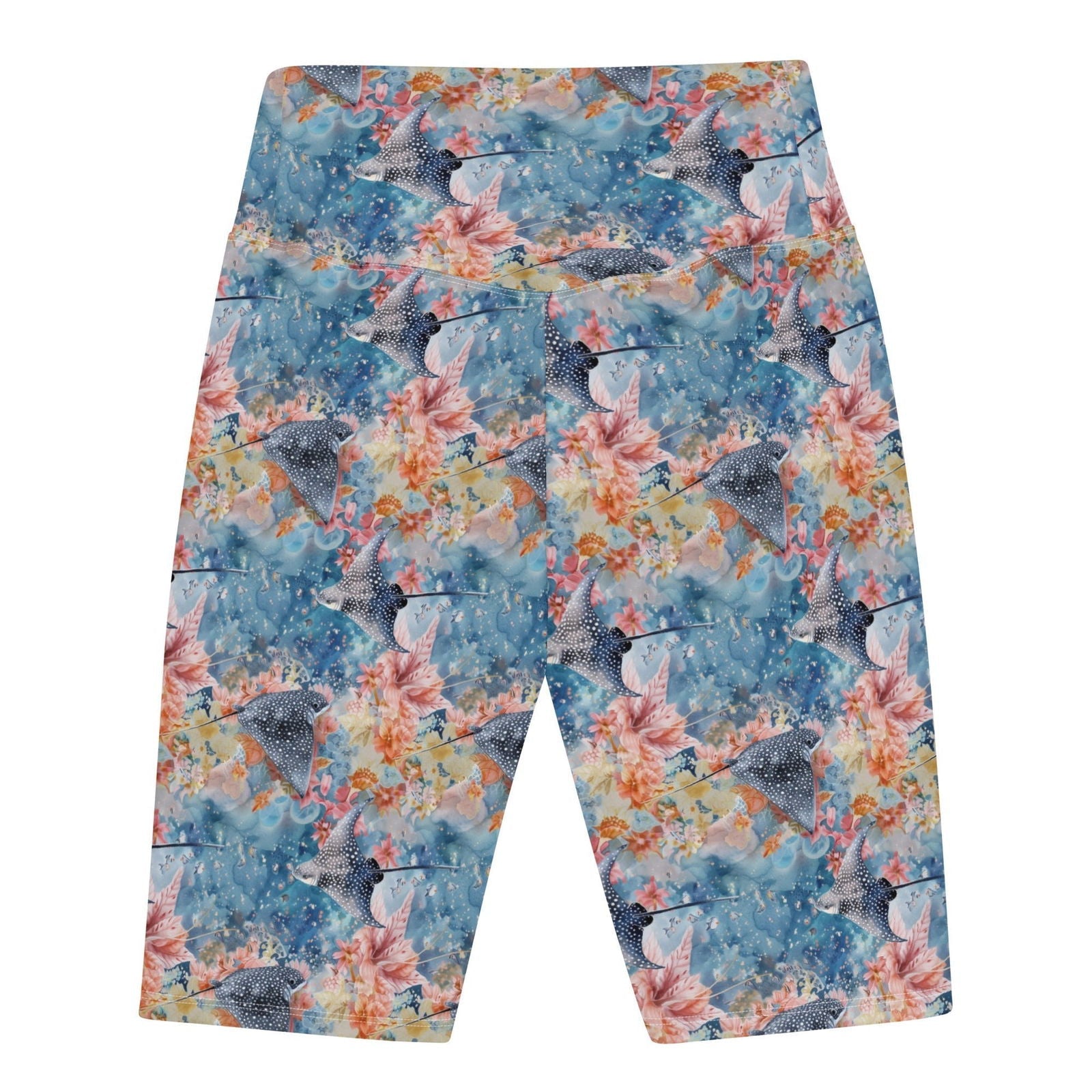 Spotted Eagle Ray 8" Inch Dive Shorts - Salinity Swimwear