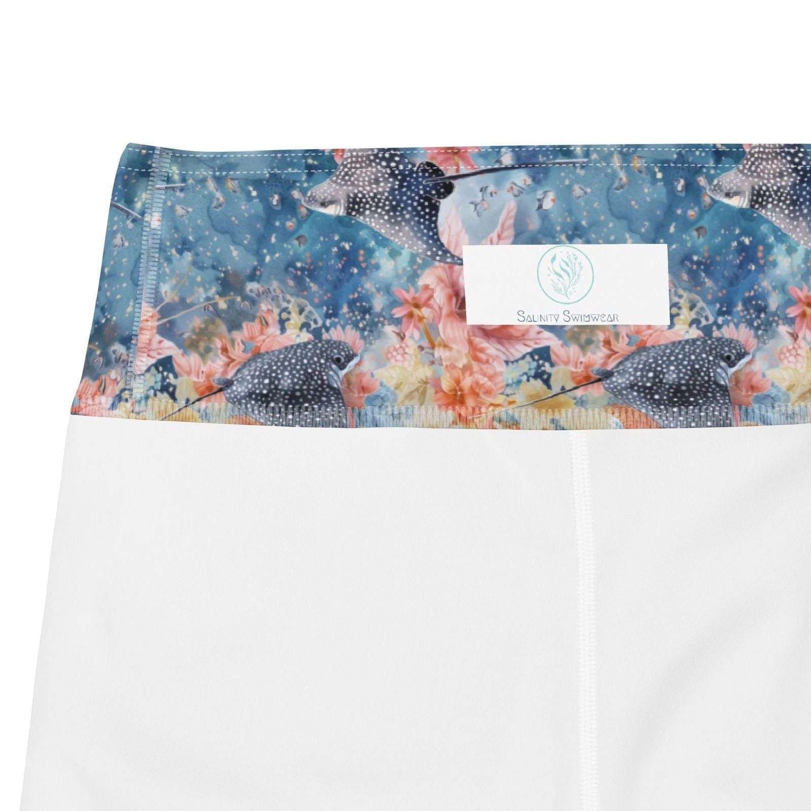 Spotted Eagle Ray Capri Swim Leggings - Salinity Swimwear