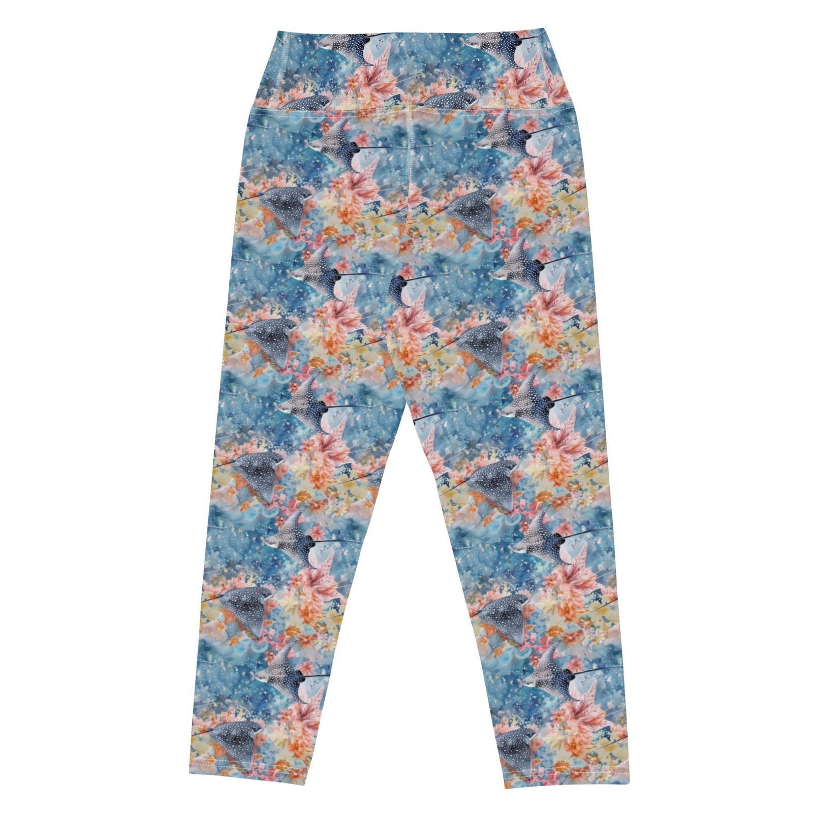 Spotted Eagle Ray Capri Swim Leggings - Salinity Swimwear