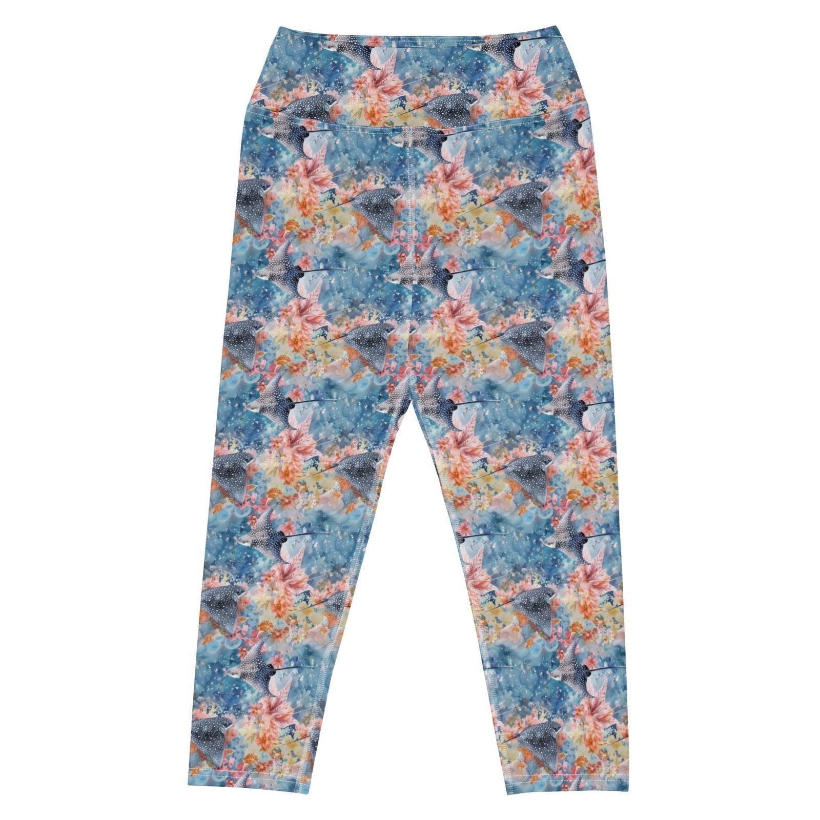 Spotted Eagle Ray Capri Swim Leggings - Salinity Swimwear
