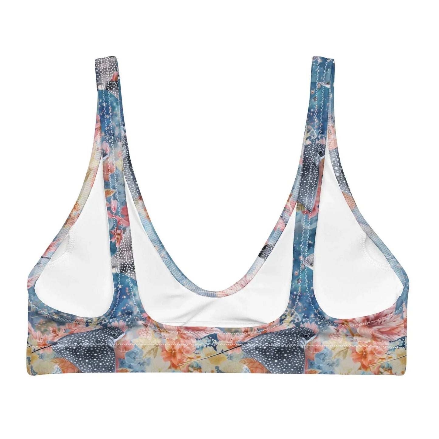 Spotted Eagle Ray Eco Bikini Top - Salinity Swimwear