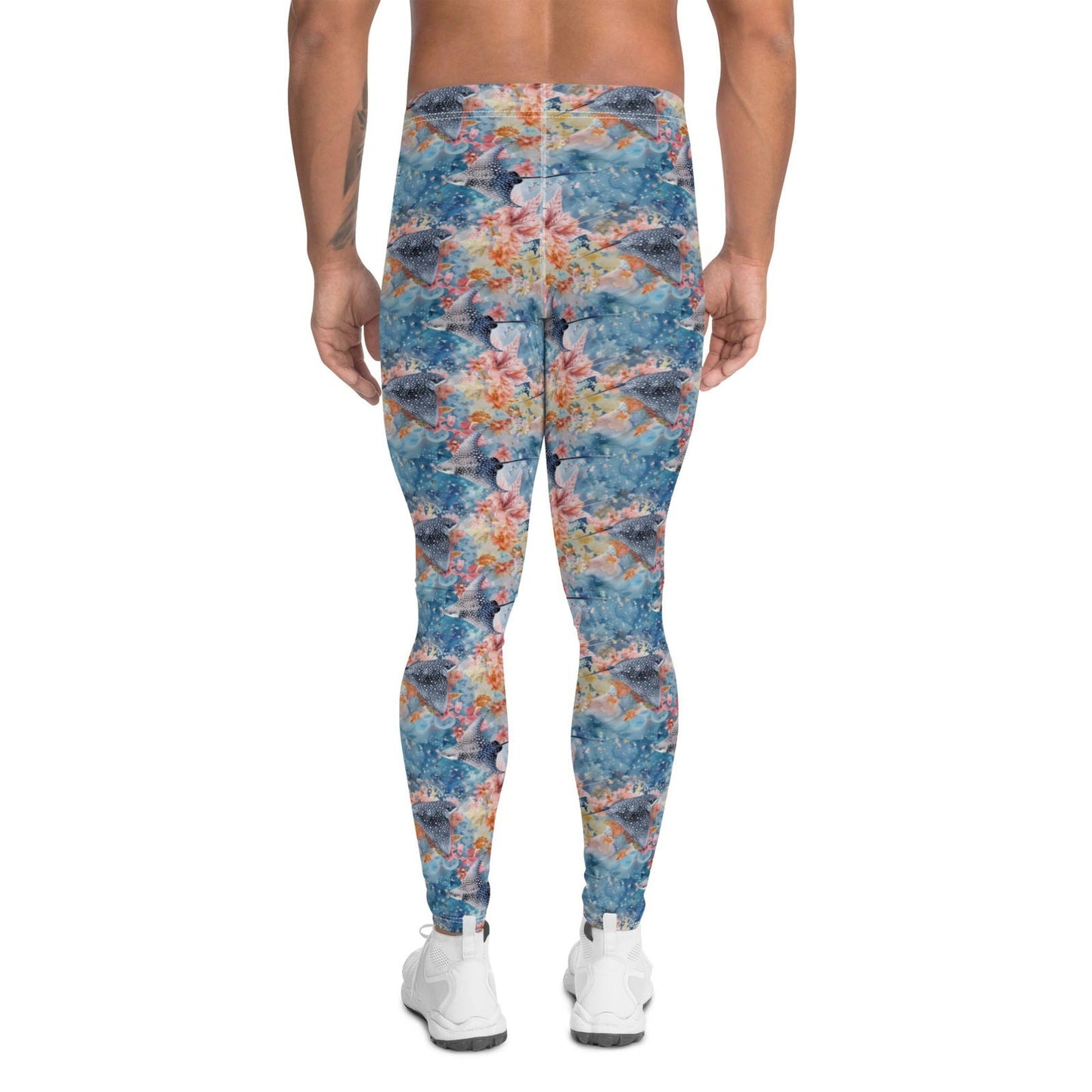 Salinity Swimwear Spotted Eagle Ray Men's Swim Leggings Leggings