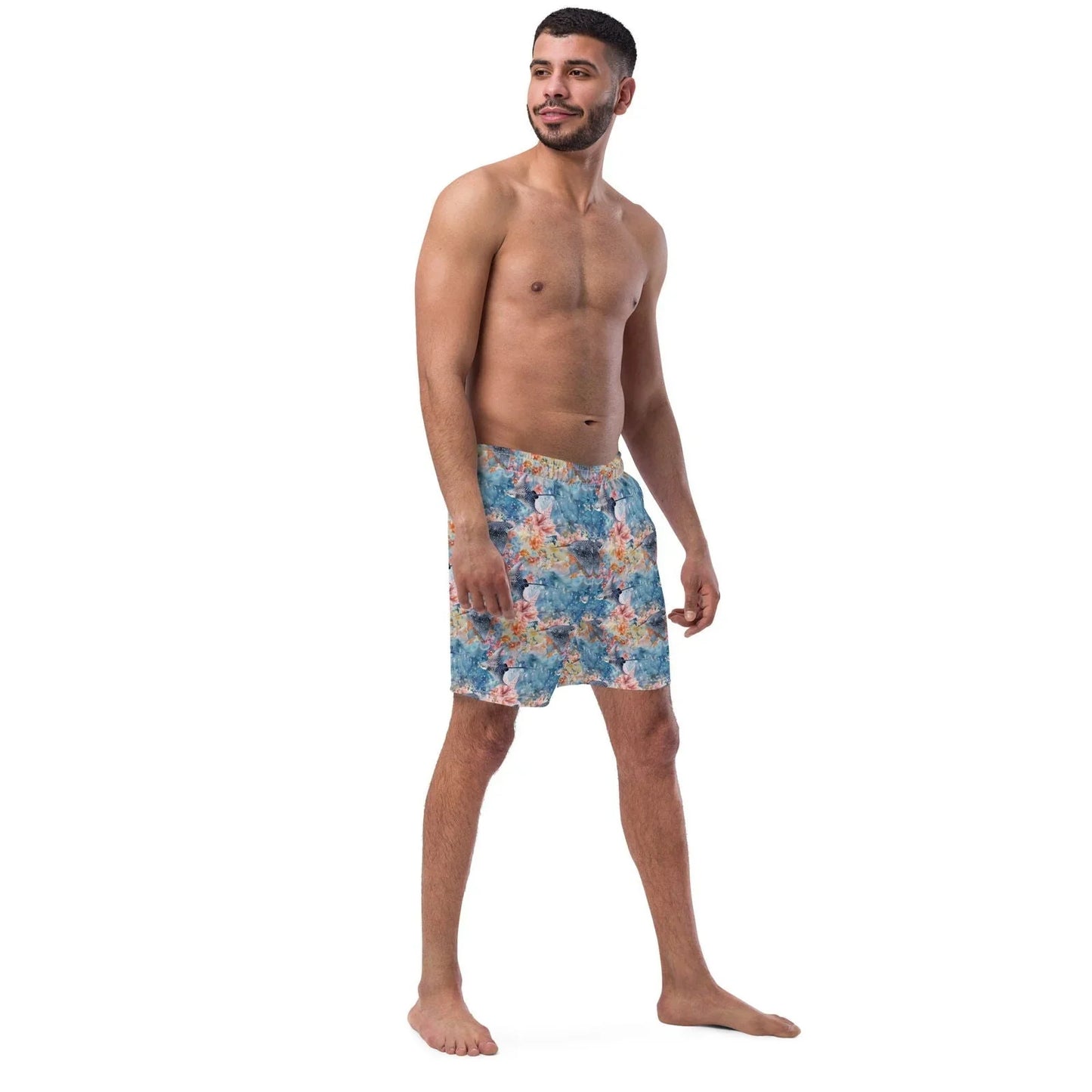 Spotted Eagle Ray Men's Swim Trunks - Salinity Swimwear