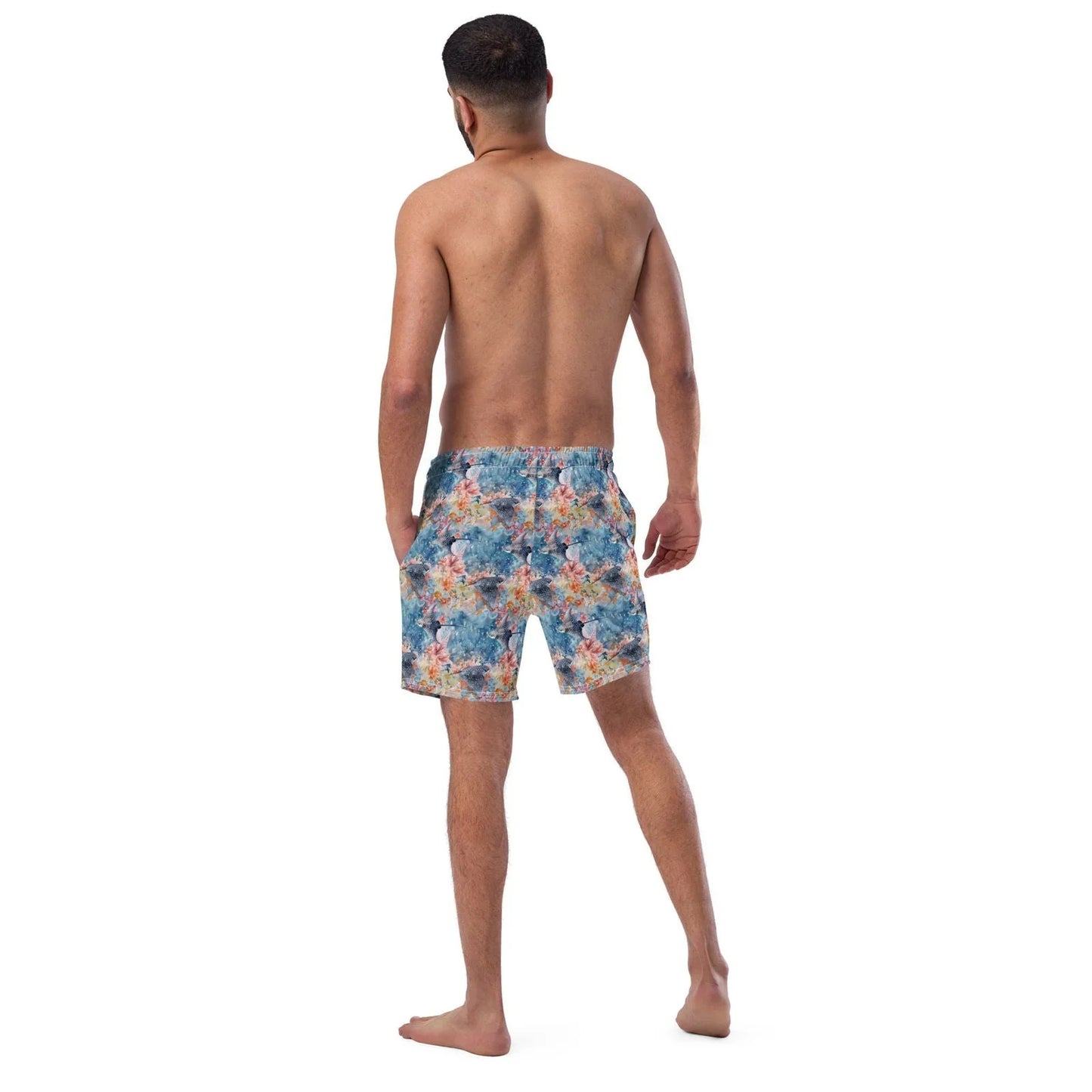 Spotted Eagle Ray Men's Swim Trunks - Salinity Swimwear