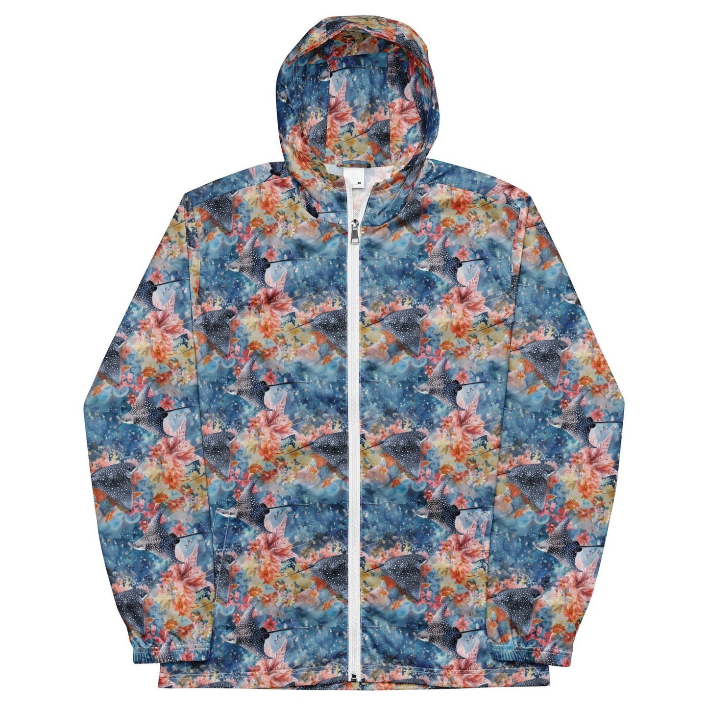 Salinity Swimwear Spotted Eagle Ray Men’s windbreaker Windbreaker