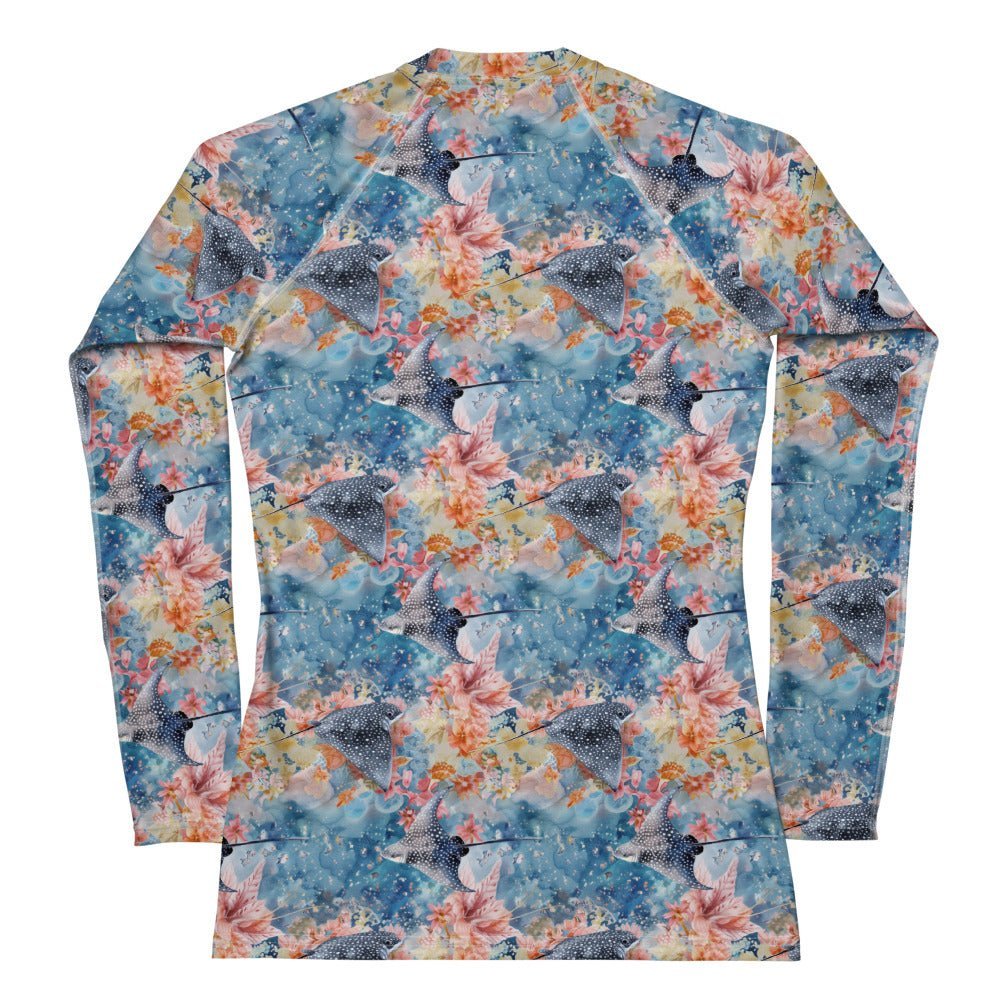 Salinity Swimwear Spotted Eagle Ray Women's Rash Guard Rash Guard