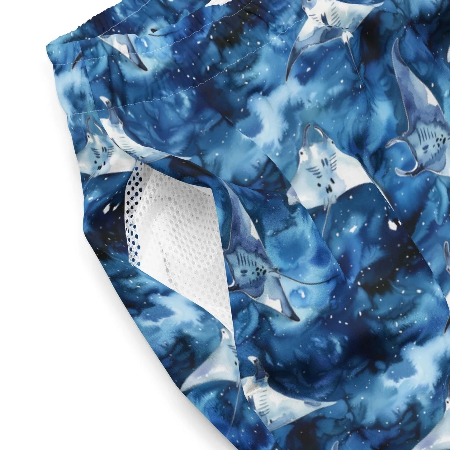 Starry Manta Ray Men's Swim Trunks - Salinity Swimwear