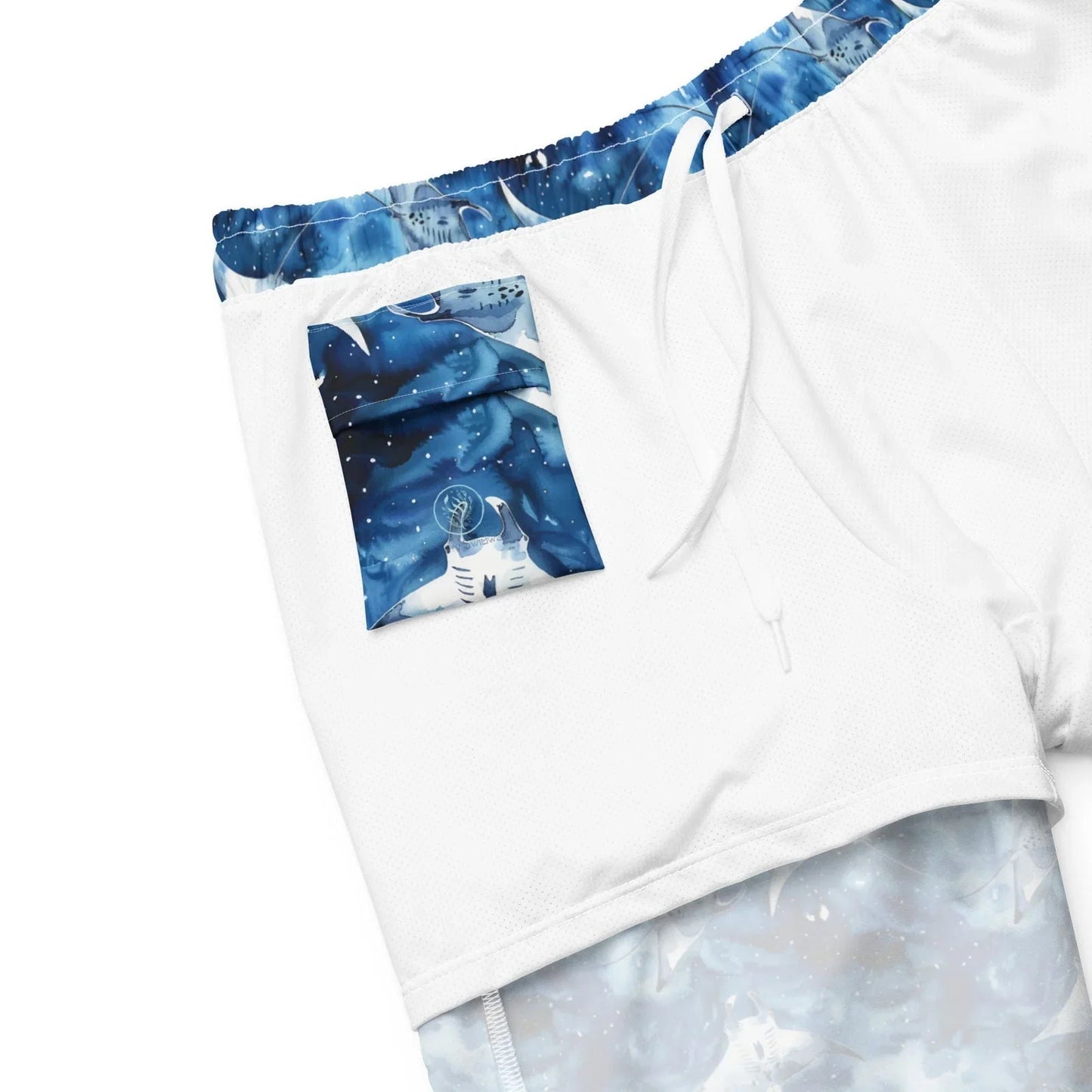 Starry Manta Ray Men's Swim Trunks - Salinity Swimwear