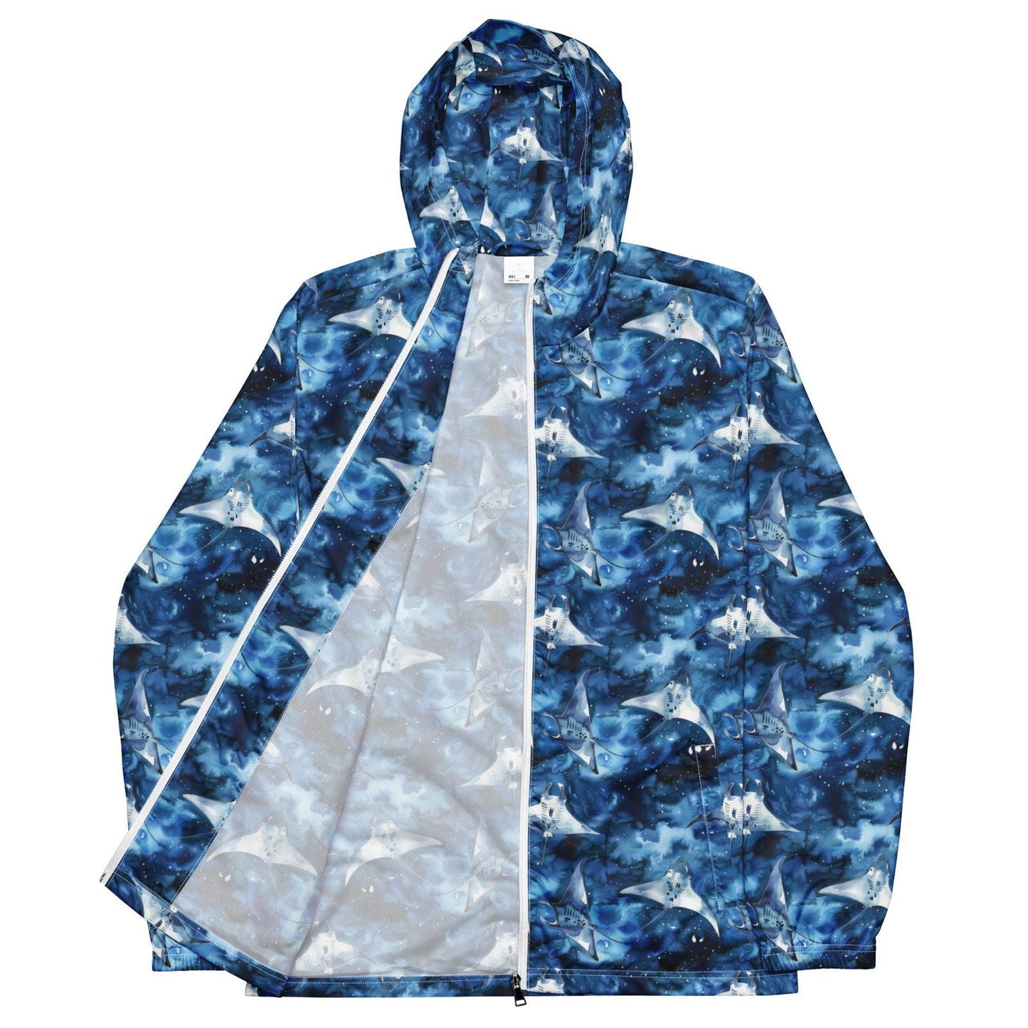 Salinity Swimwear Starry Manta Ray Men’s Windbreaker Windbreaker