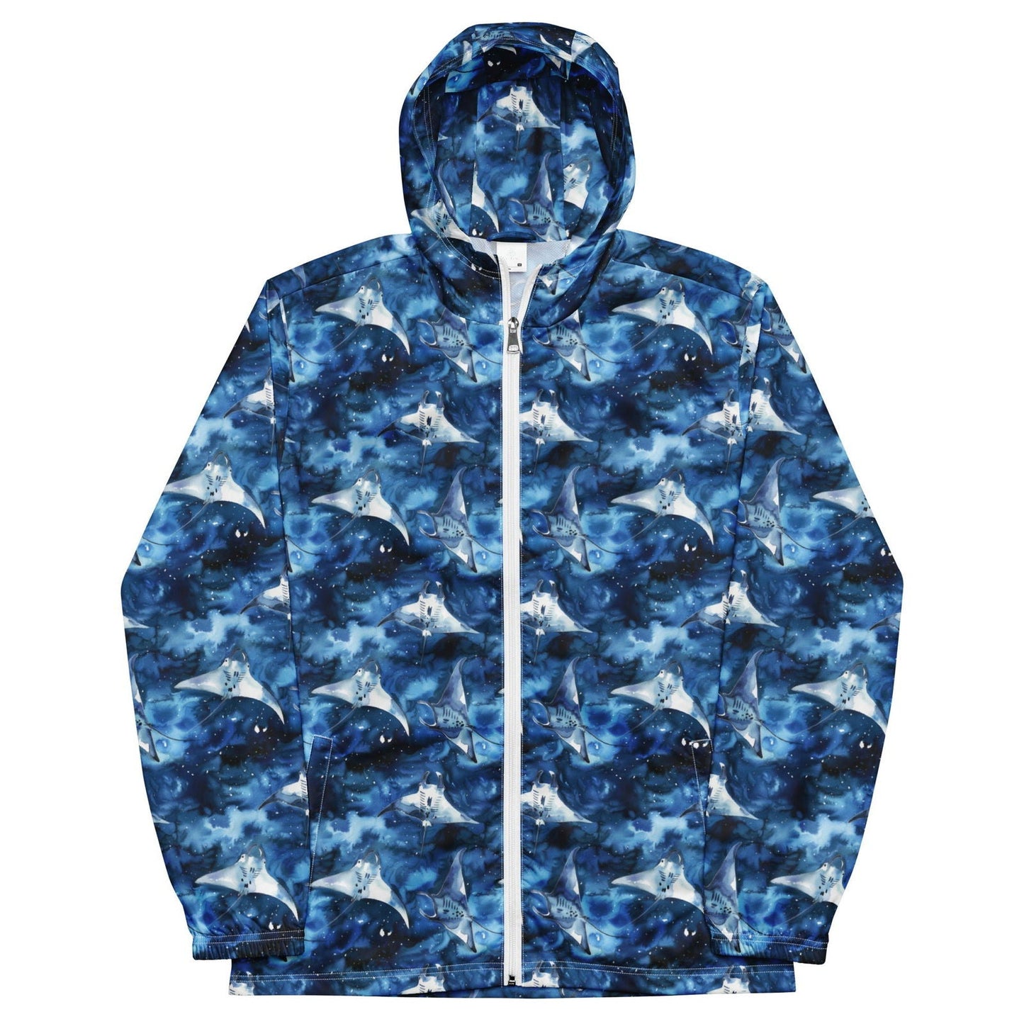 Salinity Swimwear Starry Manta Ray Men’s Windbreaker Windbreaker