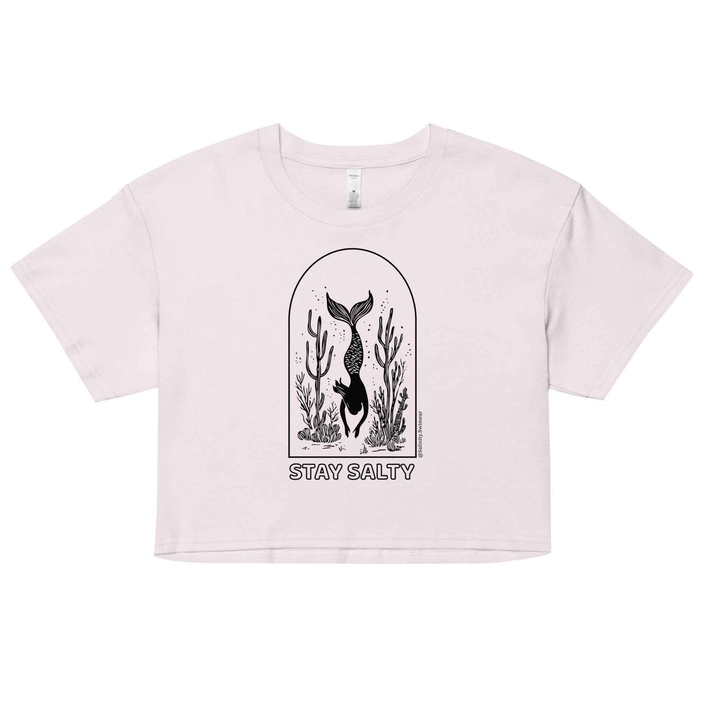 Salinity Swimwear Stay Salty Women’s Crop Top T-Shirt