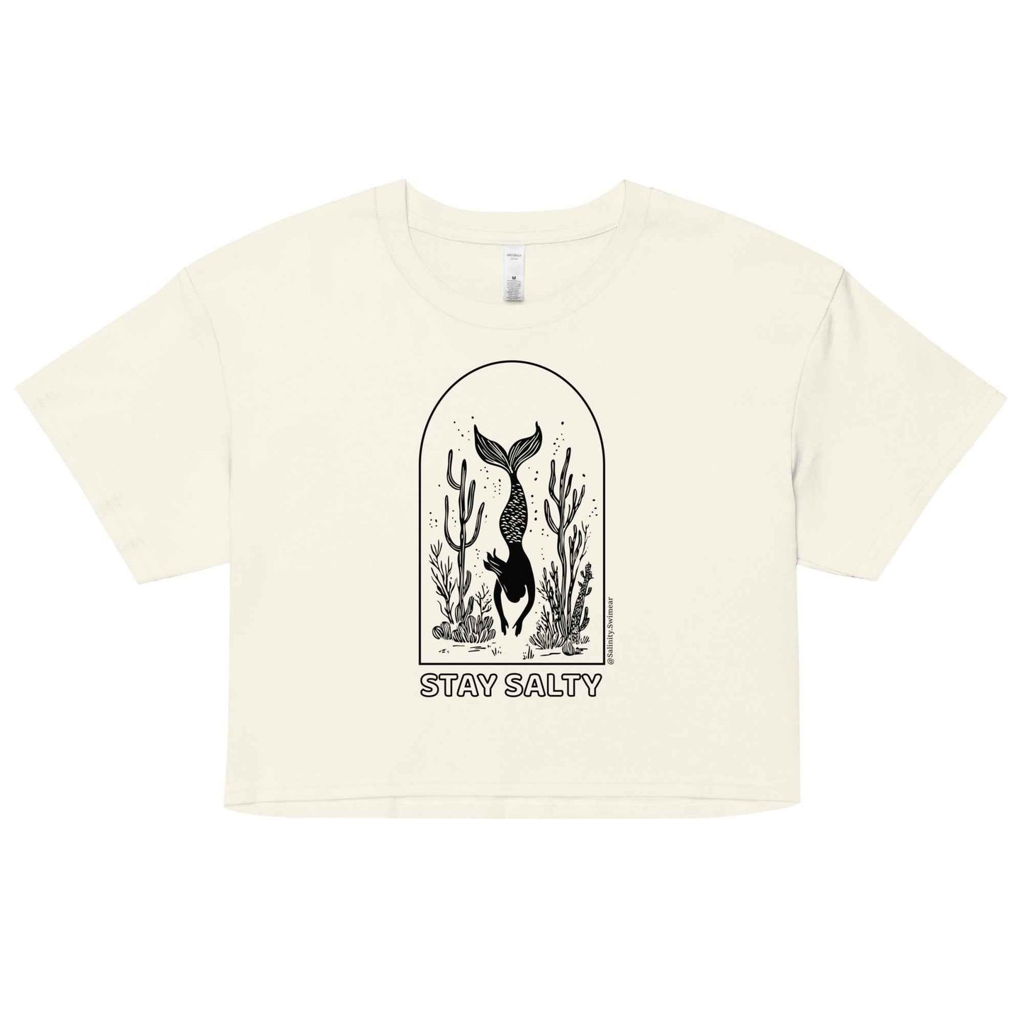 Salinity Swimwear Stay Salty Women’s Crop Top T-Shirt