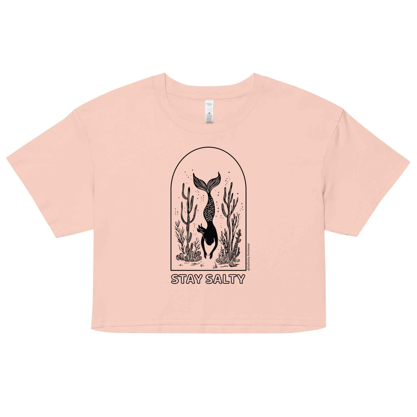 Salinity Swimwear Stay Salty Women’s Crop Top T-Shirt