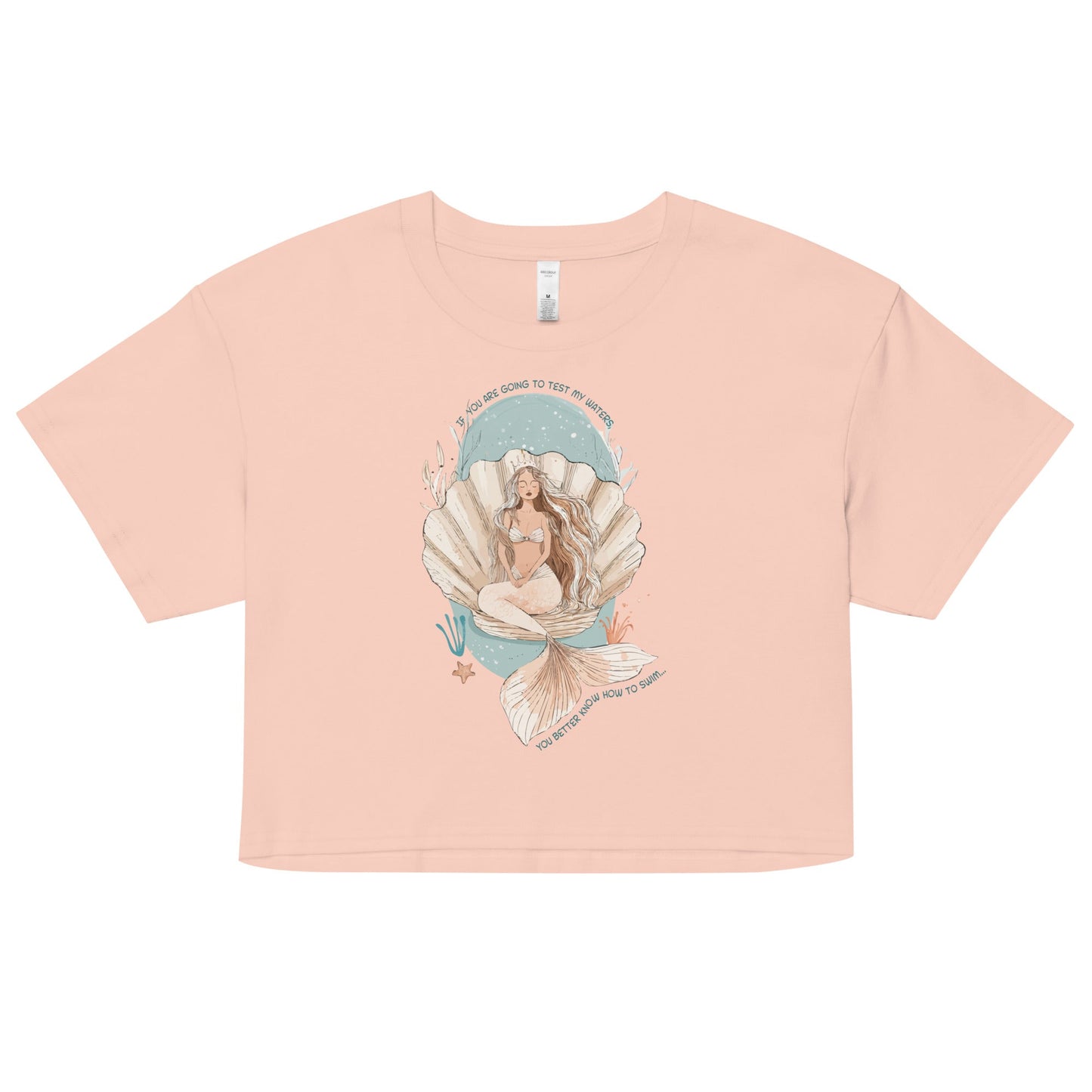 Salinity Swimwear Test My Waters Women’s Crop Top T-Shirt