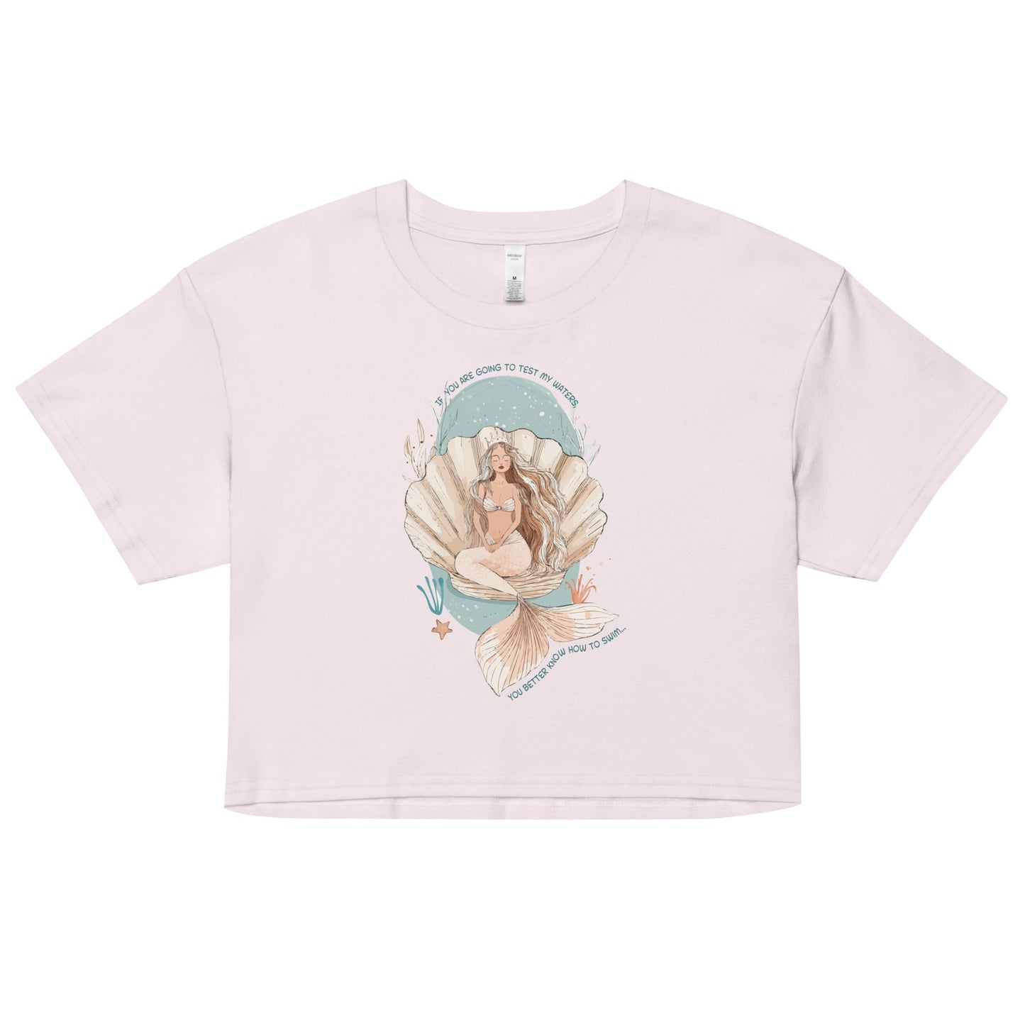 Salinity Swimwear Test My Waters Women’s Crop Top T-Shirt