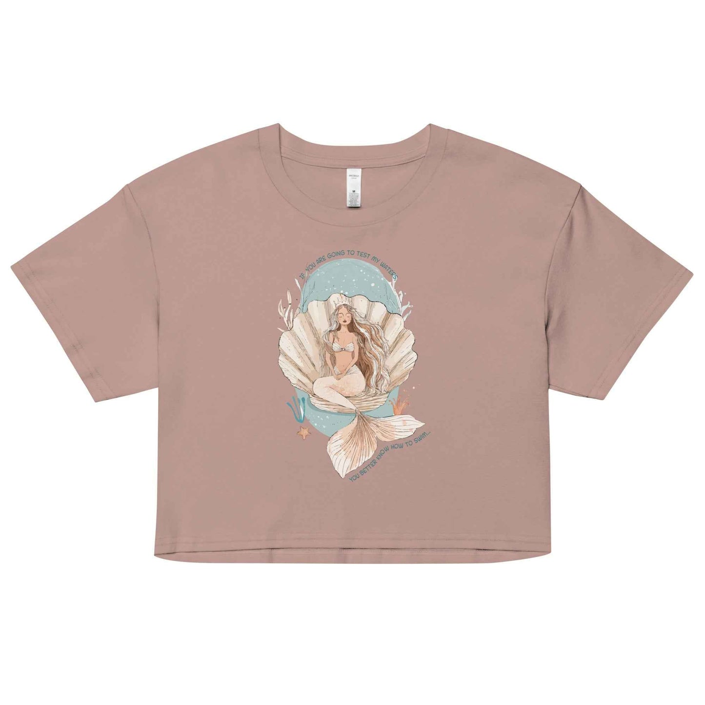 Salinity Swimwear Test My Waters Women’s Crop Top T-Shirt