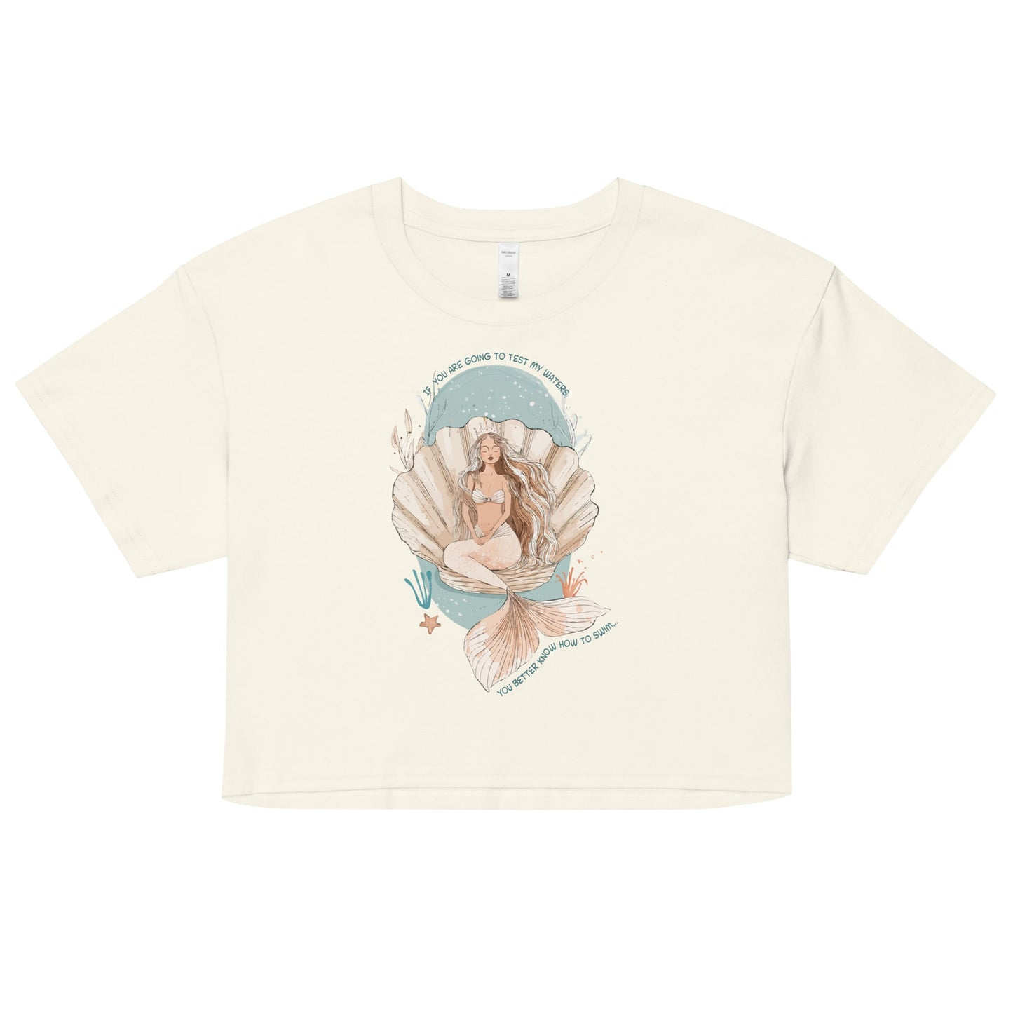 Salinity Swimwear Test My Waters Women’s Crop Top T-Shirt