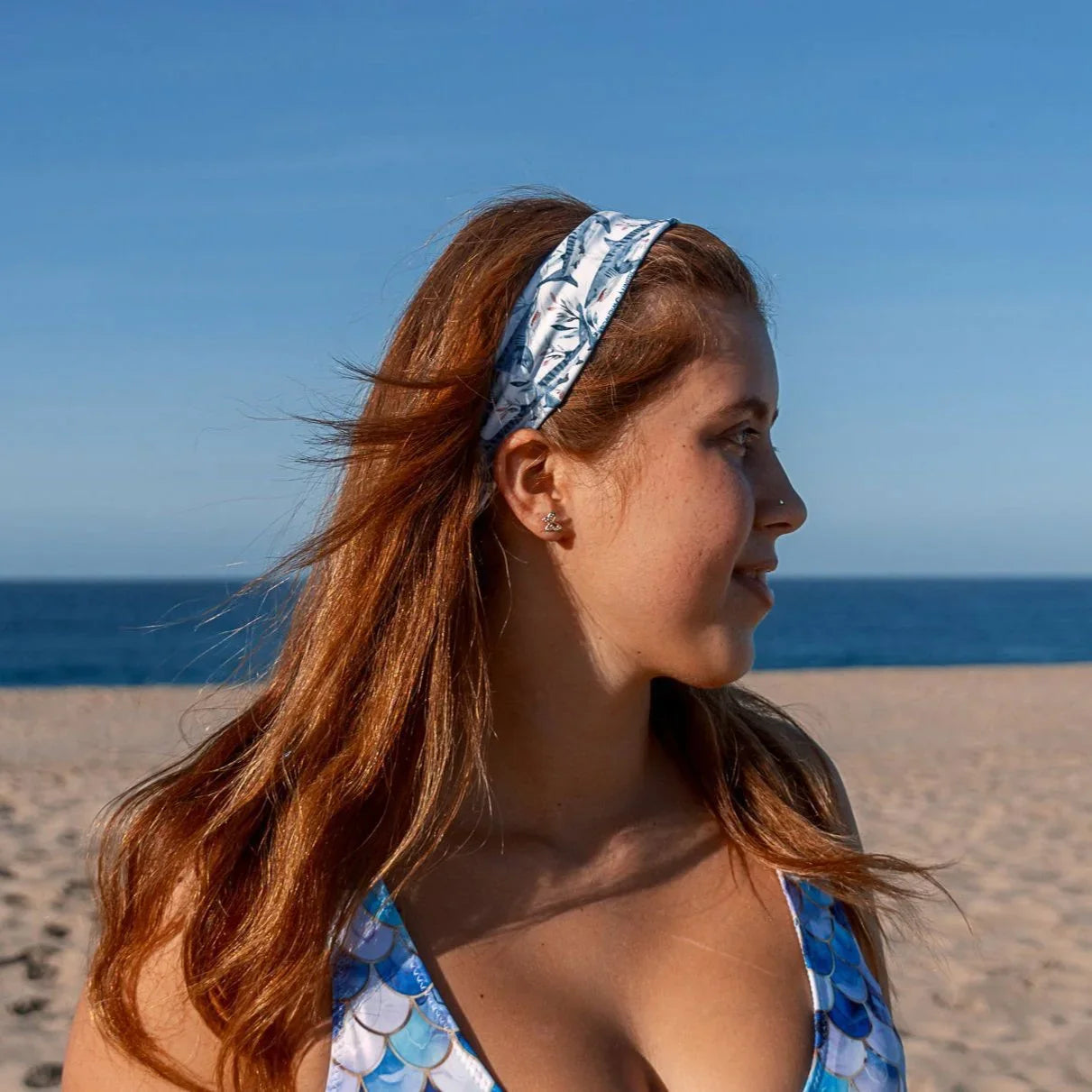 Tiger Shark Bloom Headband - Salinity Swimwear
