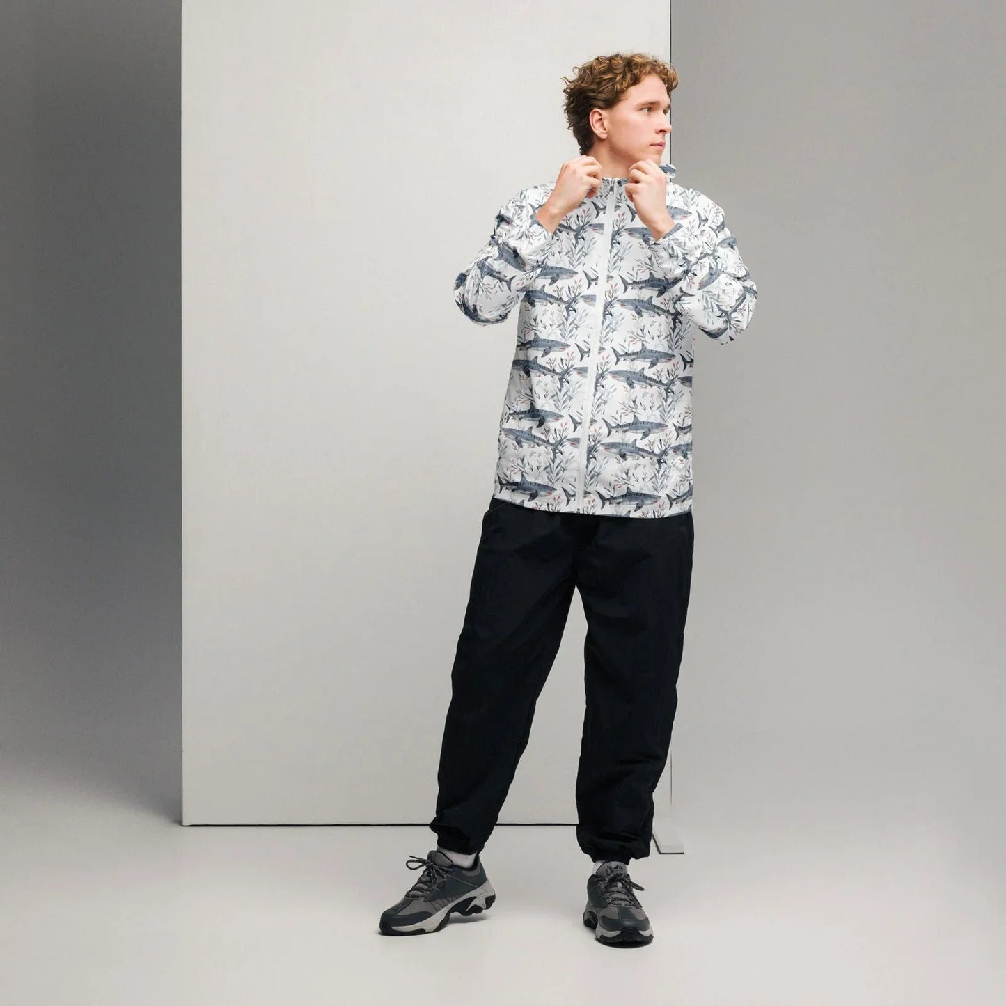 Tiger Shark Bloom Men's Windbreaker - Salinity Swimwear