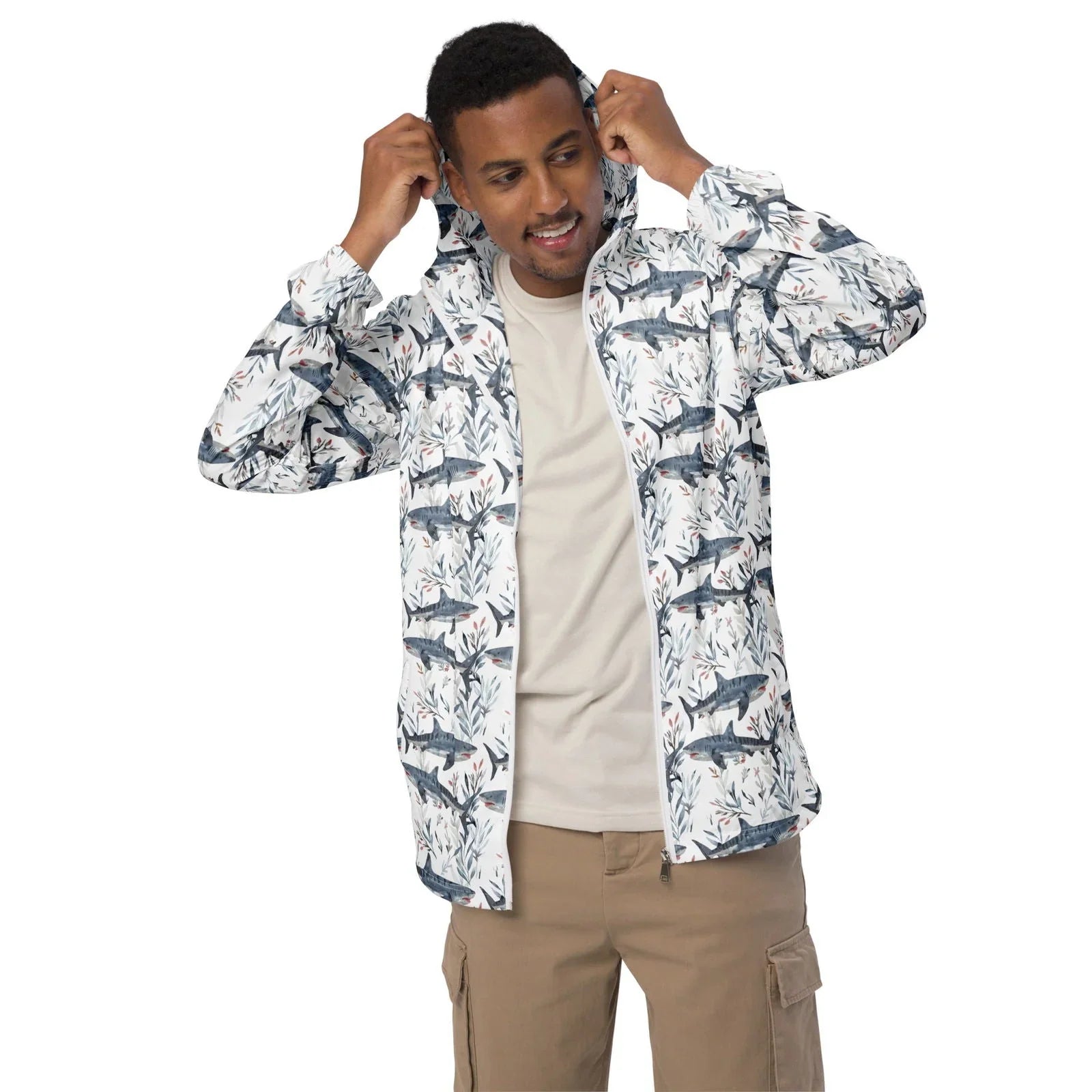 Tiger Shark Bloom Men's Windbreaker - Salinity Swimwear