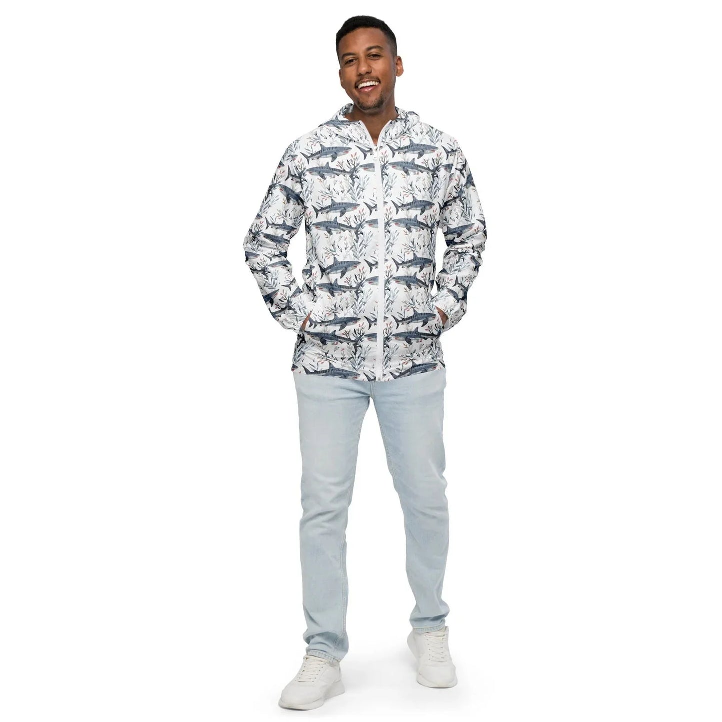 Tiger Shark Bloom Men's Windbreaker - Salinity Swimwear