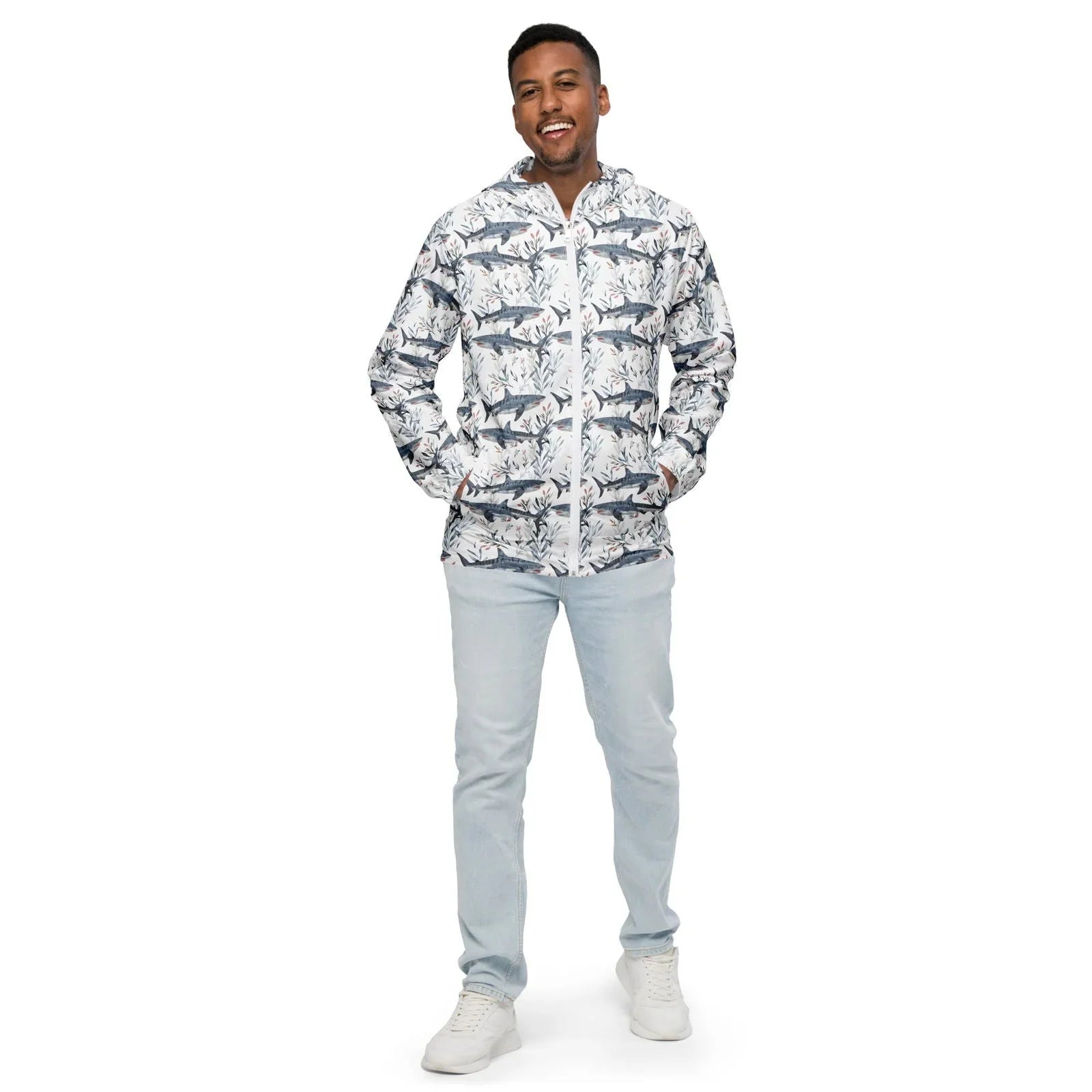 Tiger Shark Bloom Men's Windbreaker - Salinity Swimwear