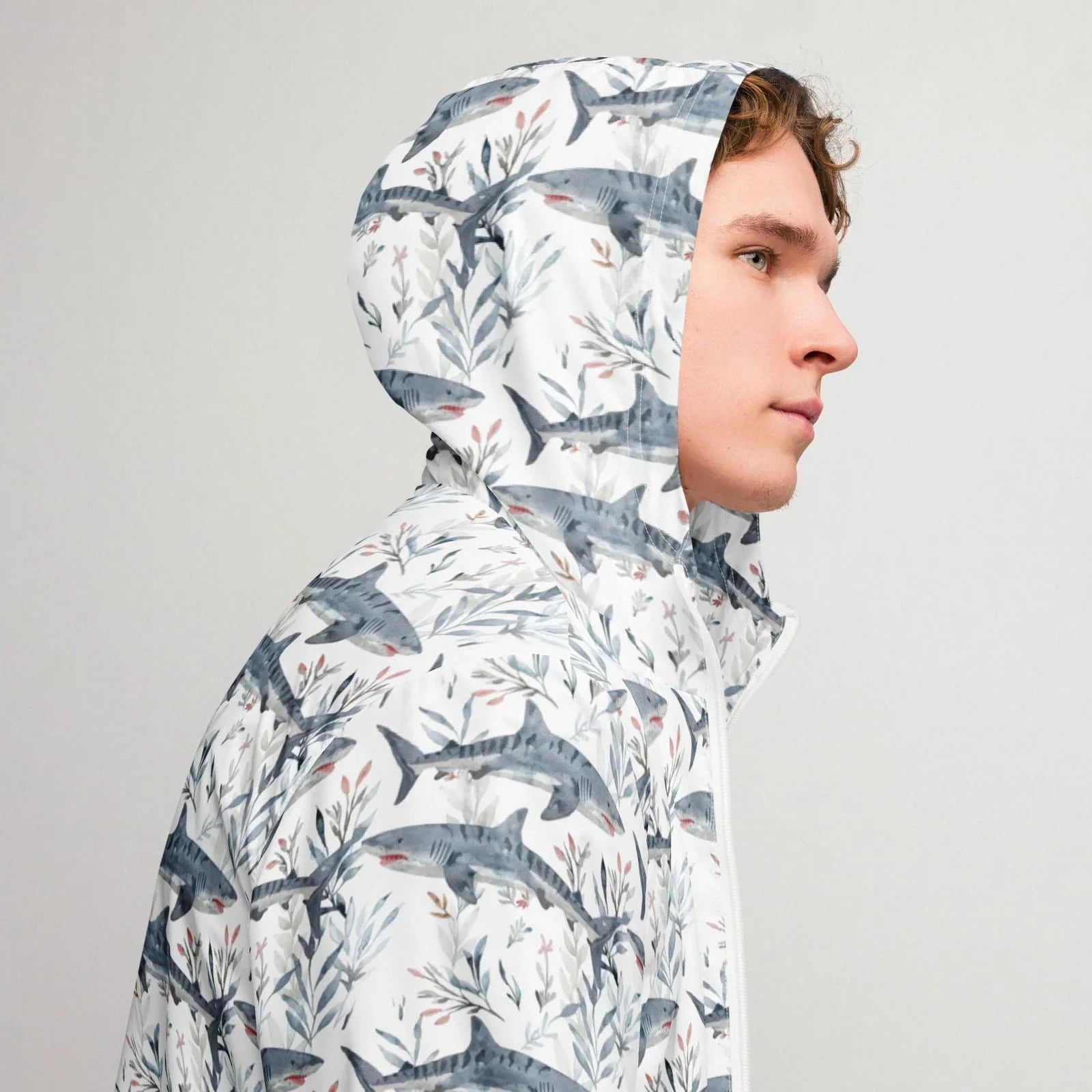 Tiger Shark Bloom Men's Windbreaker - Salinity Swimwear