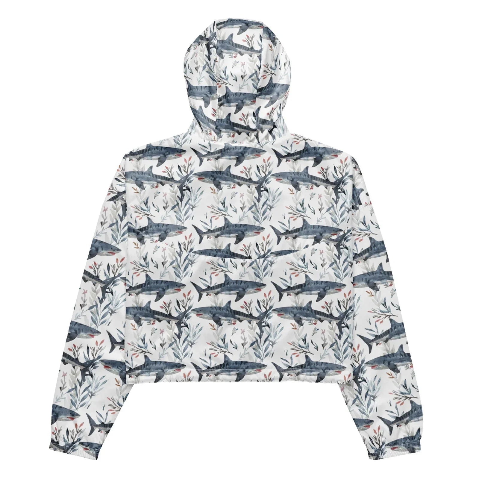 Tiger Shark Bloom Women’s cropped Windbreaker - Salinity Swimwear