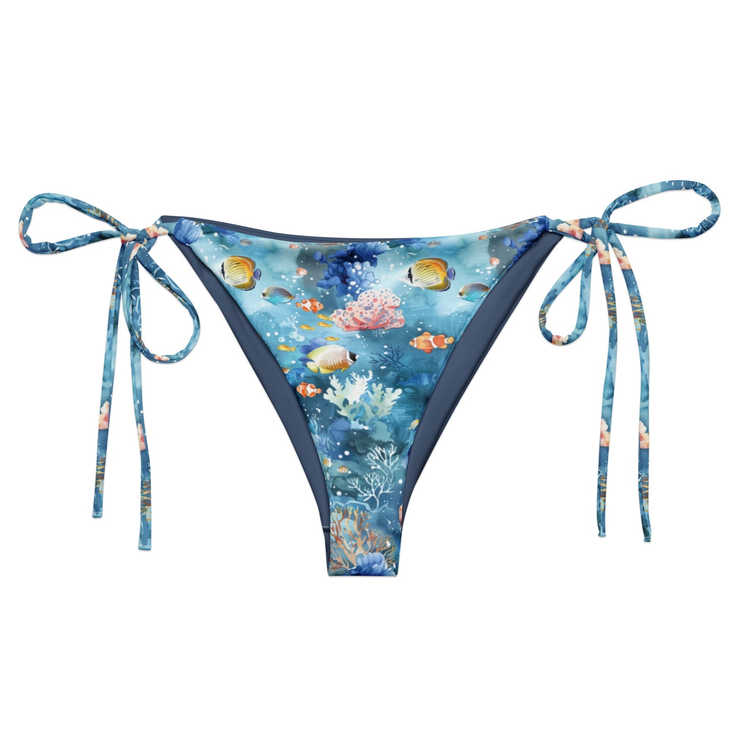 Salinity Swimwear Tropical Reef Fish Eco String Bikini Bottom Bikini Bottom
