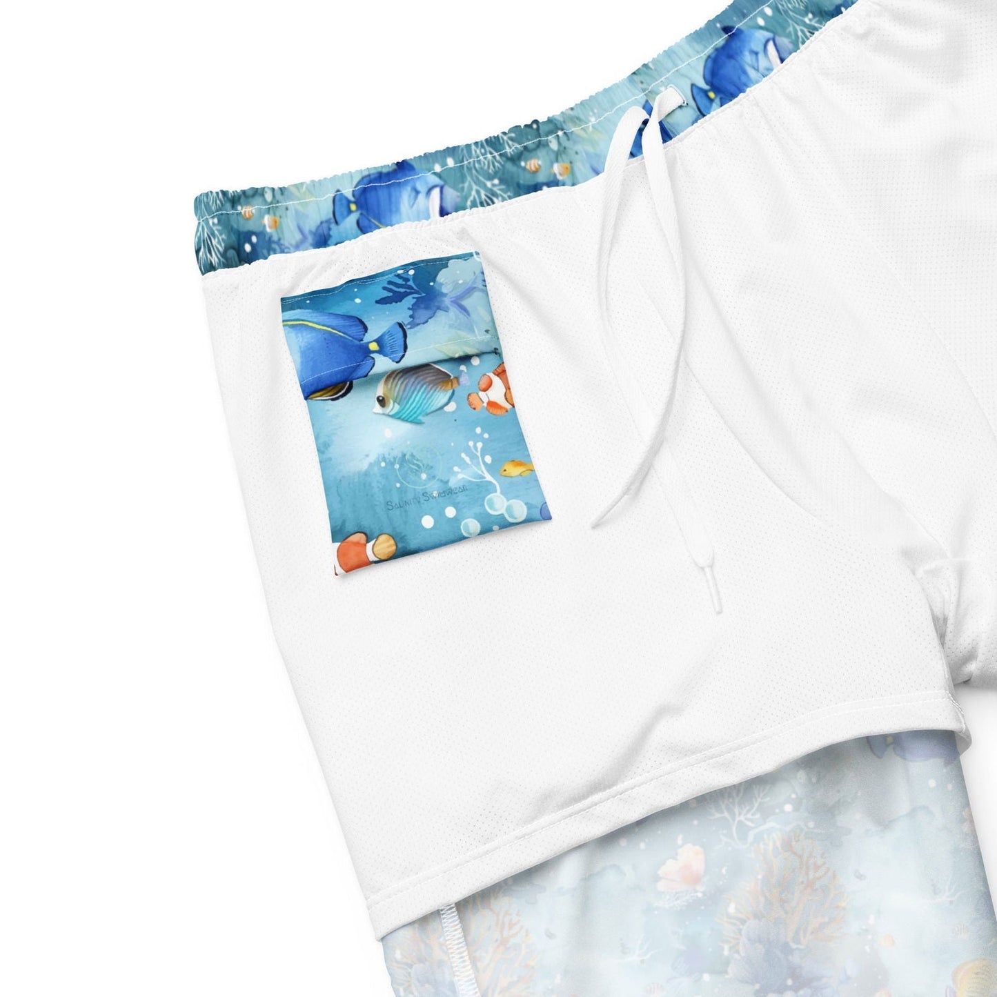 Salinity Swimwear Tropical Reef Fish Men's Swim Trunks Swim Trunks