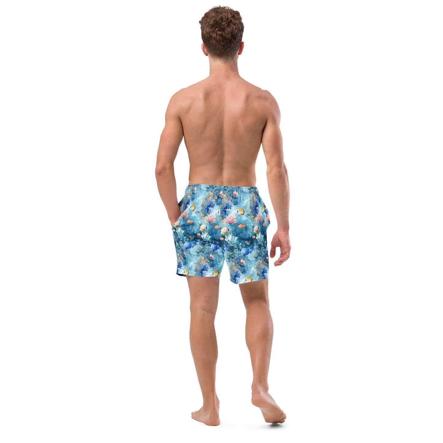 Salinity Swimwear Tropical Reef Fish Men's Swim Trunks Swim Trunks