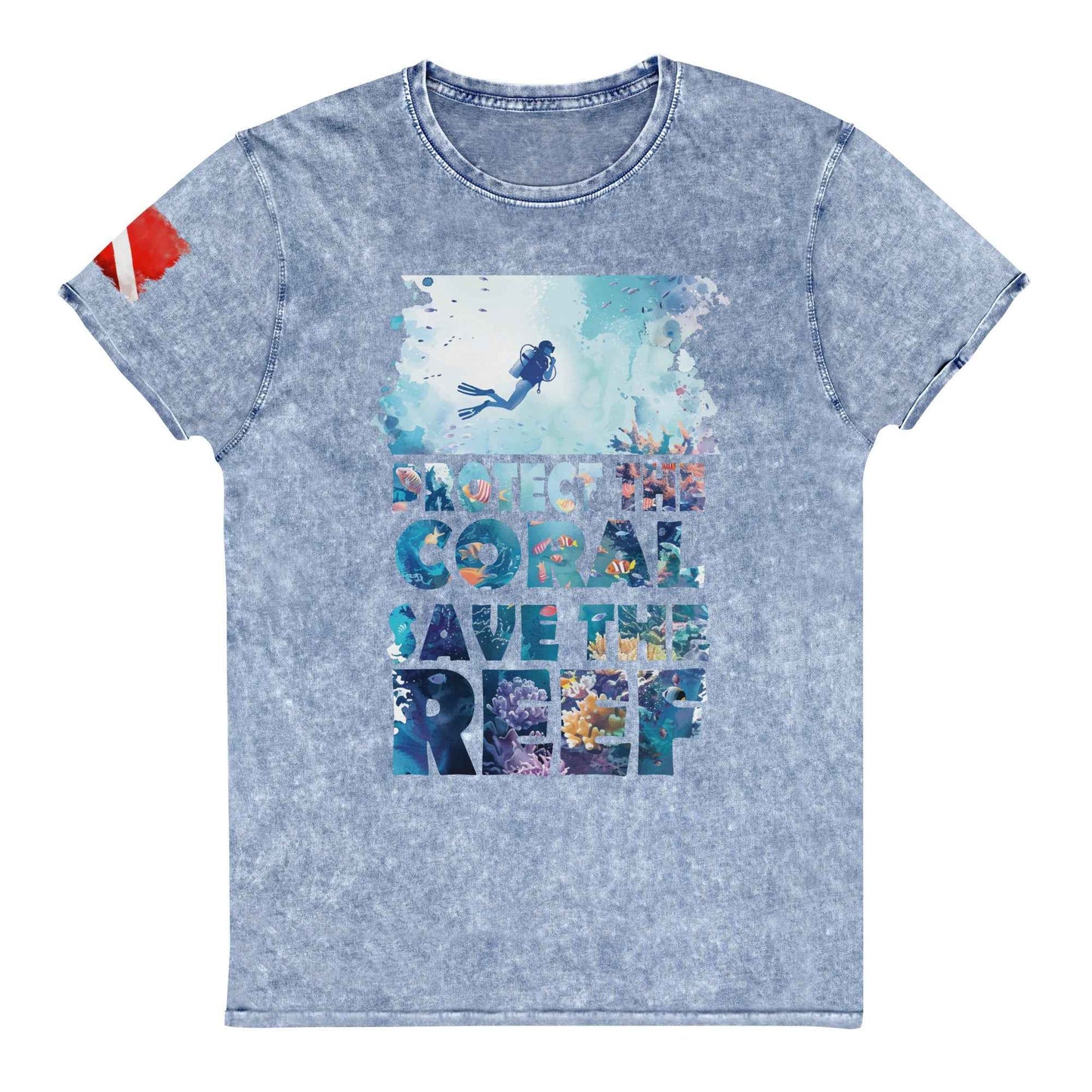 Save The Reef Faded Men's T-Shirt