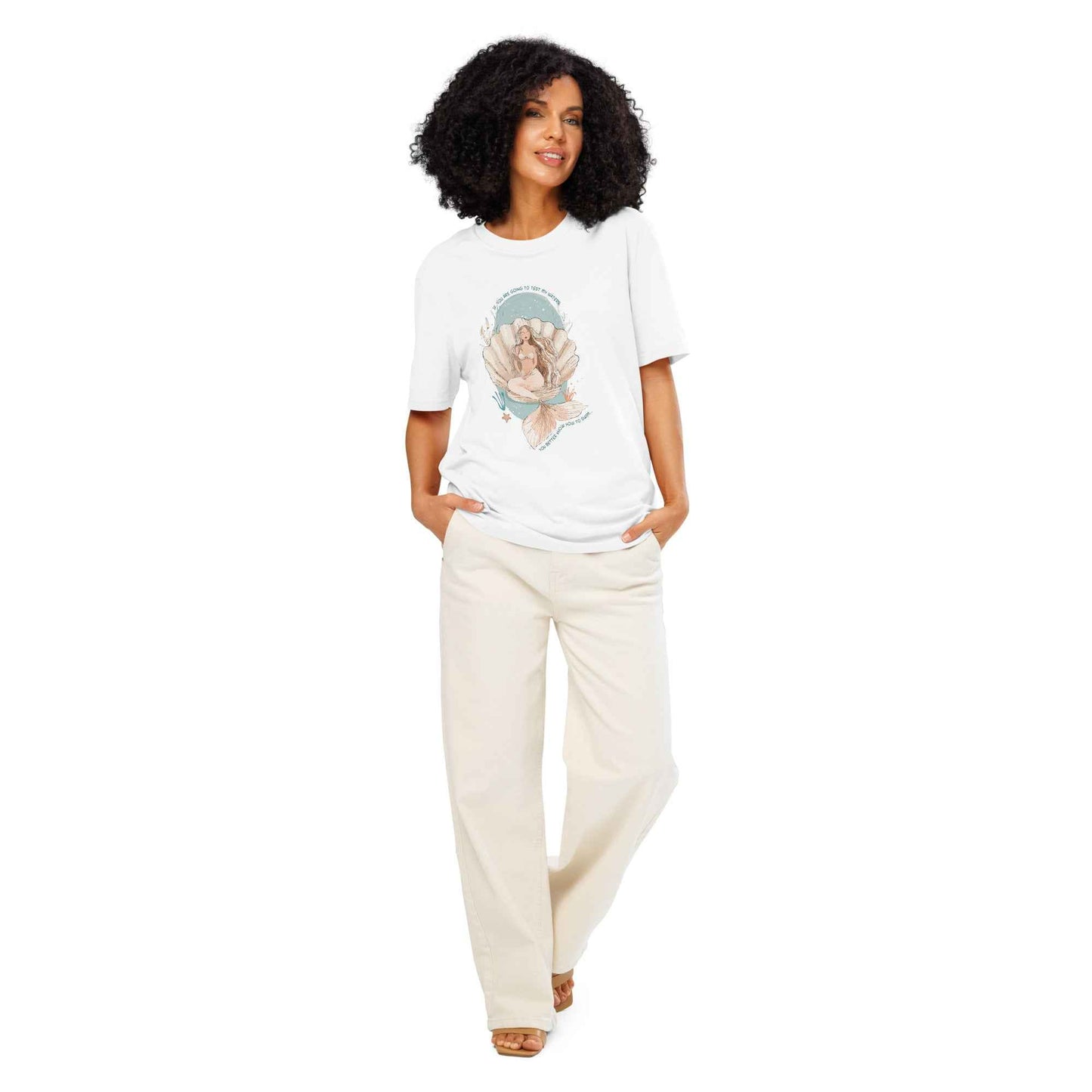 Test My Waters Women’s Organic Cotton T-Shirt