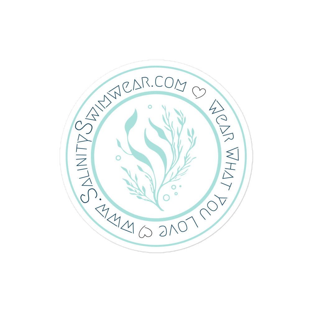Salinity Swimwear Wear What You Love Sticker