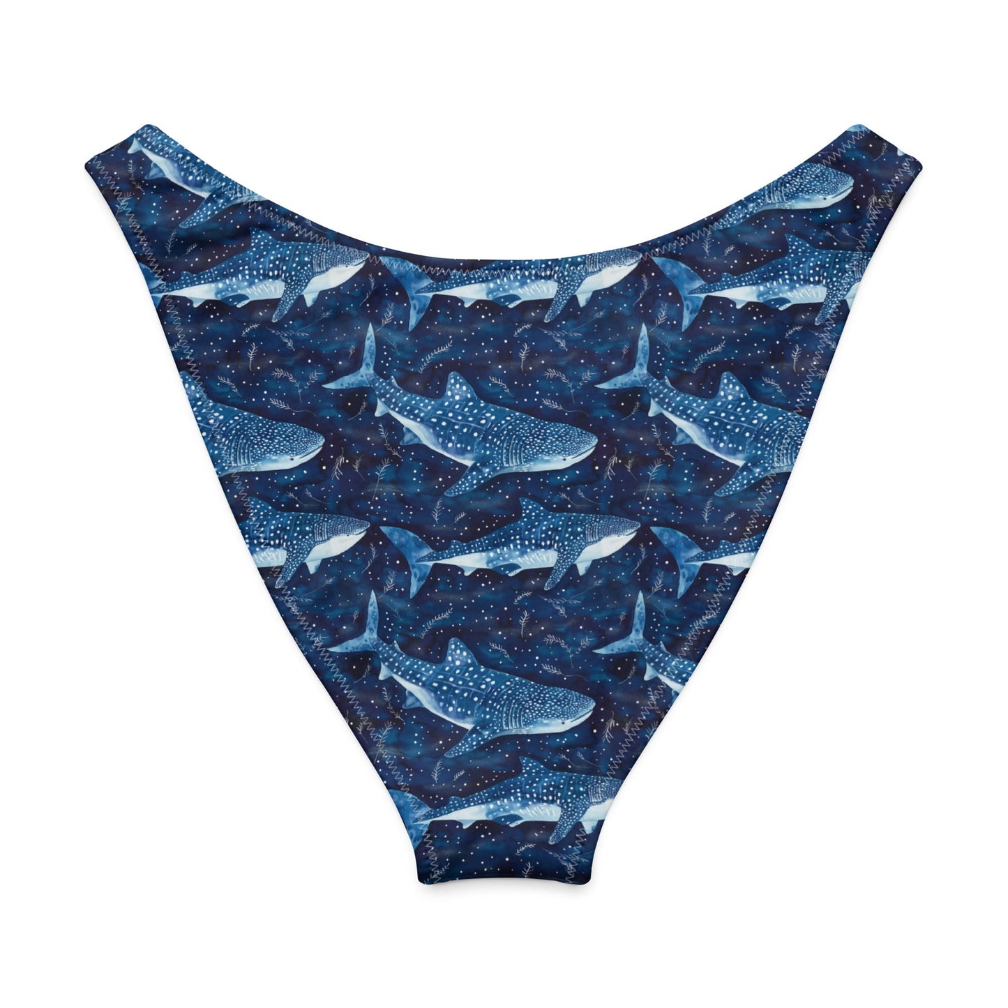 Salinity Swimwear Whale Shark Dream Eco High - Leg Cheeky Bikini Bottom Bikini Bottom