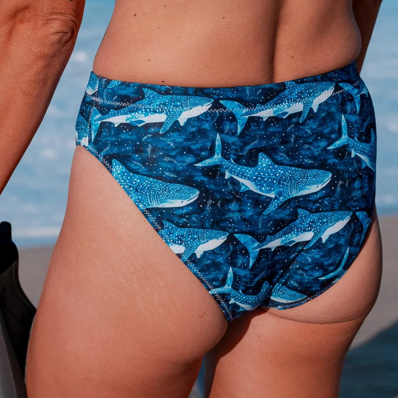 Whale Shark Dream Eco High-Waisted Bikini Set - Salinity Swimwear