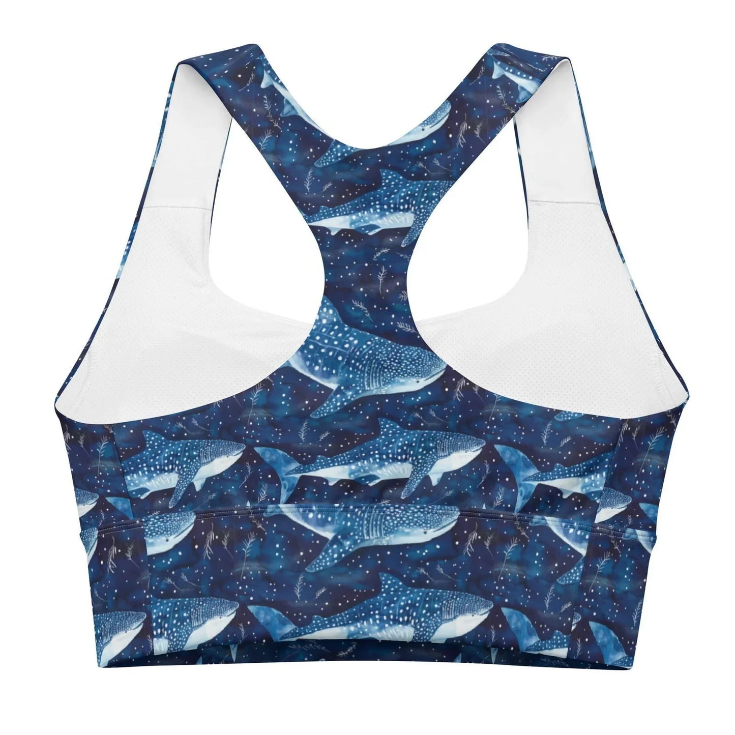 Whale Shark Dream Eco Sports Bra Top - Salinity Swimwear
