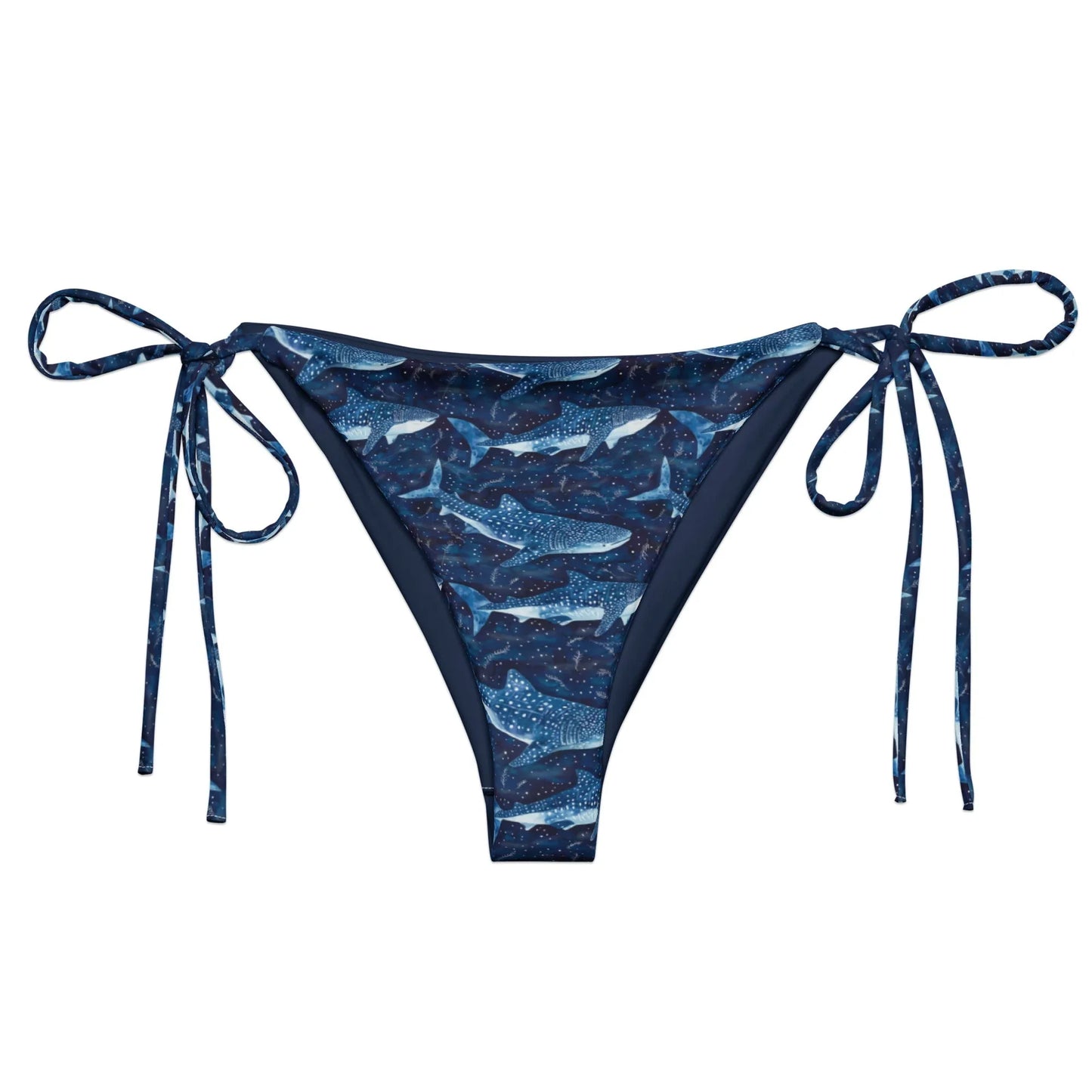 Whale Shark Dream Eco String Bikini Bottom - Salinity Swimwear