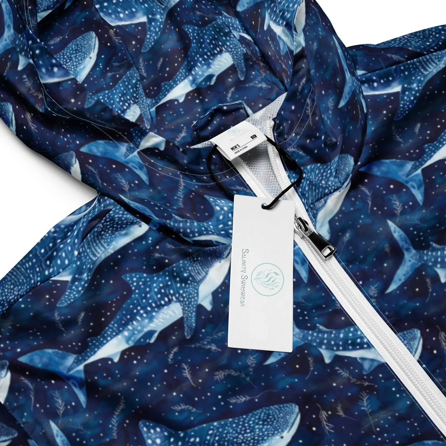 Whale Shark Dream Men’s Windbreaker - Salinity Swimwear