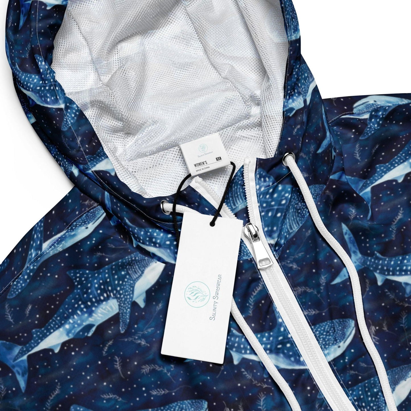 Salinity Swimwear Whale Shark Dream Women’s Cropped Windbreaker Windbreaker