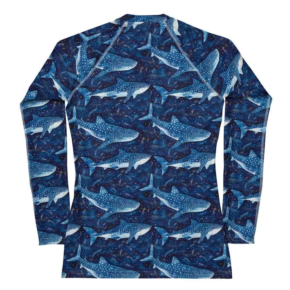 Whale Shark Dream Women's Rash Guard - Salinity Swimwear