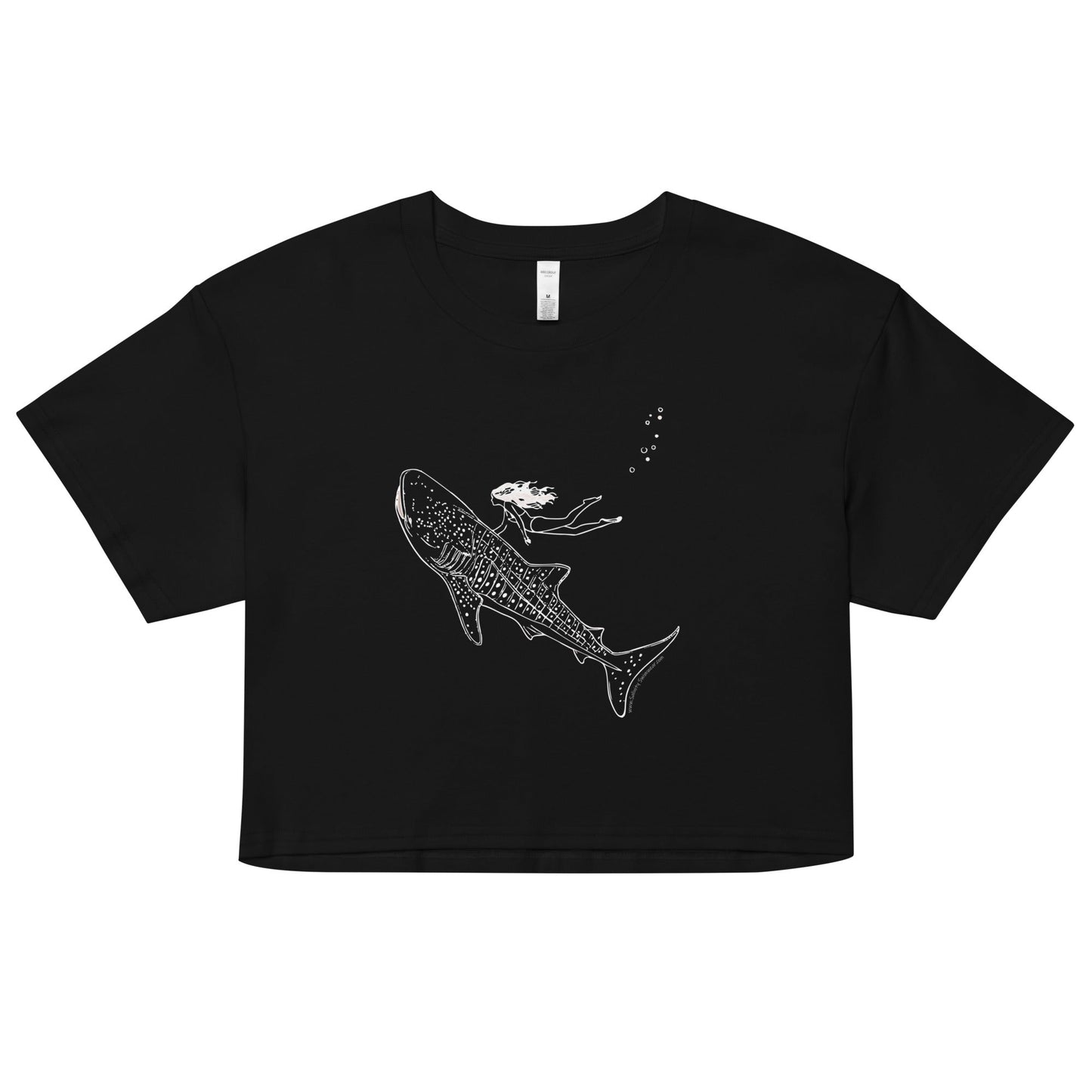 Salinity Swimwear Whale Shark Moment Women’s Crop Top T-Shirt