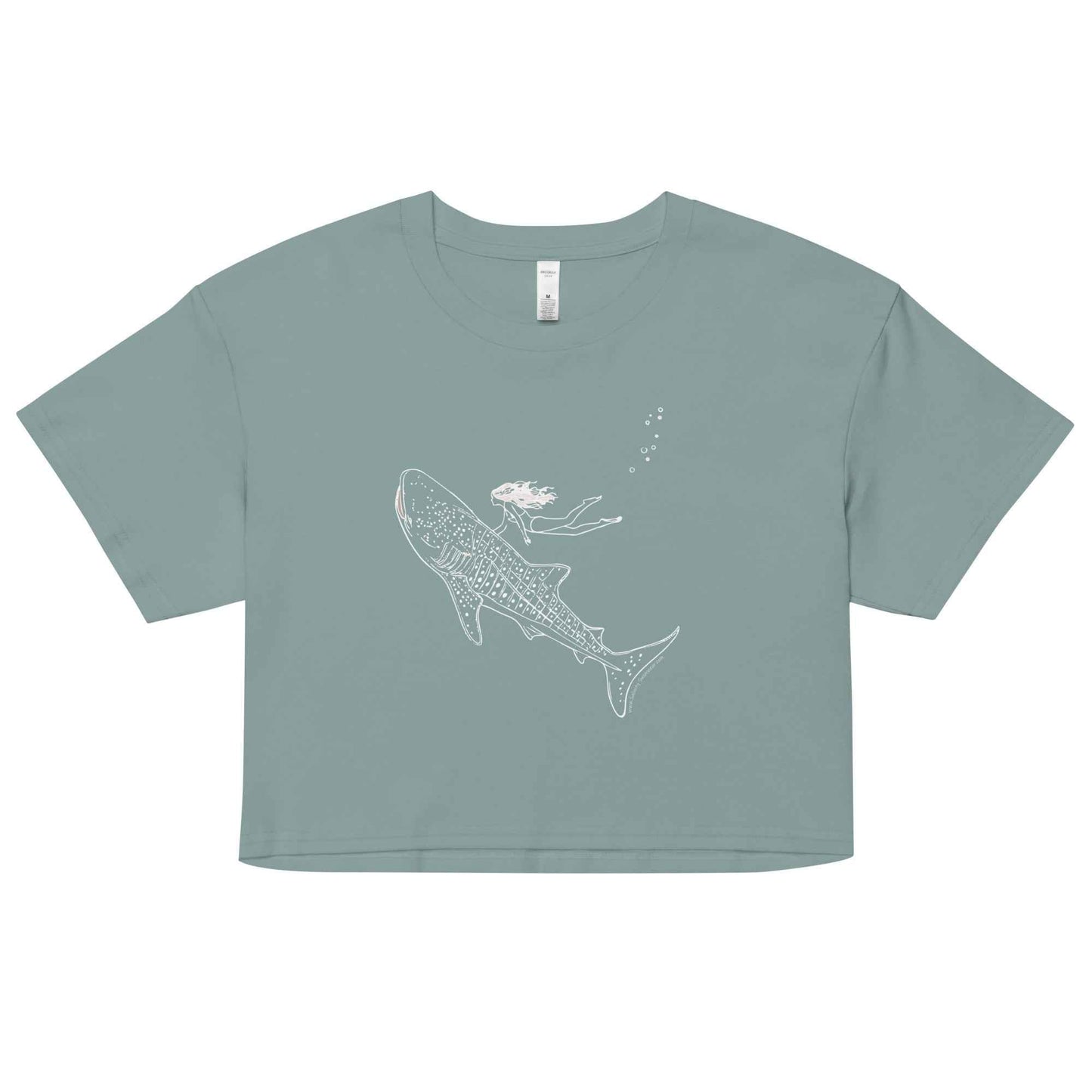 Salinity Swimwear Whale Shark Moment Women’s Crop Top T-Shirt