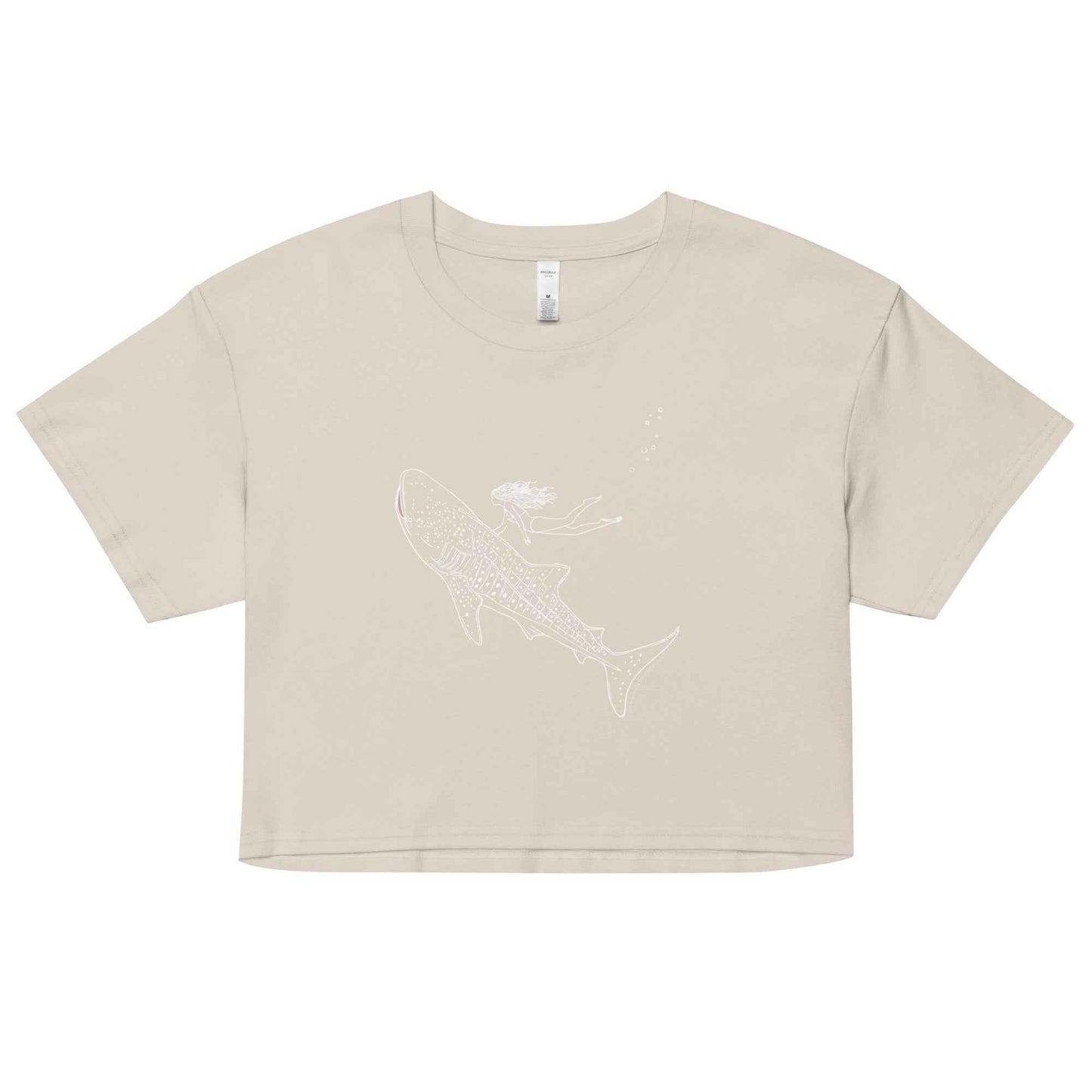 Salinity Swimwear Whale Shark Moment Women’s Crop Top T-Shirt